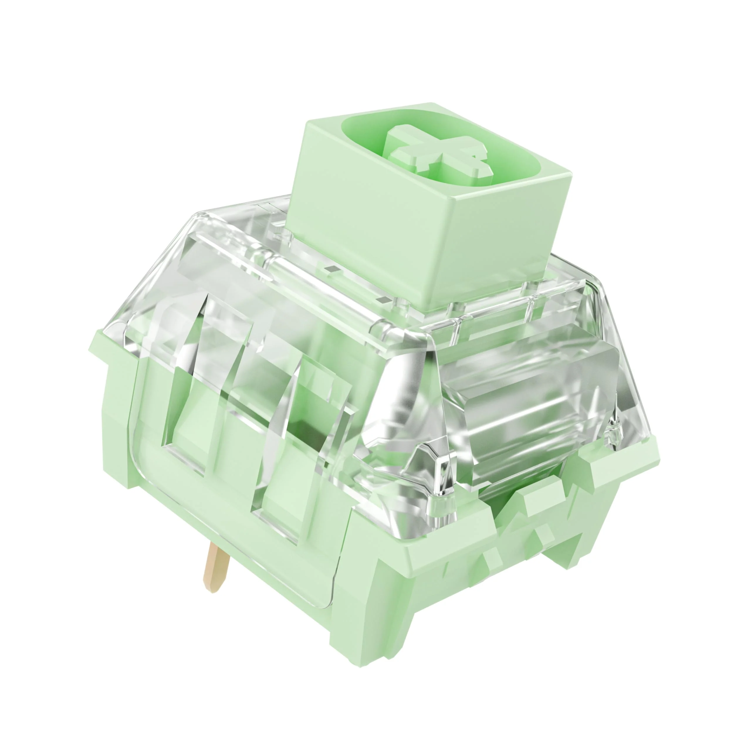 Kailh Box Jade Pro+ Switches for mx Mechanical Keyboard,3-Pin 55gf/Thick Clicky/Firm Response/RGB/Crisp Sound Switches(72pcs) 72PCS Bamboo