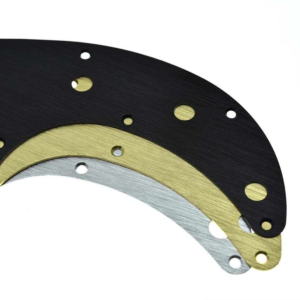 KAISH 13-Hole Metal Aluminium Anodized P Bass Style Pickguard American Modern Style Standard Bass Pick Guard for Precision P Bass Silver Right Handed Version Sliver - Image 7