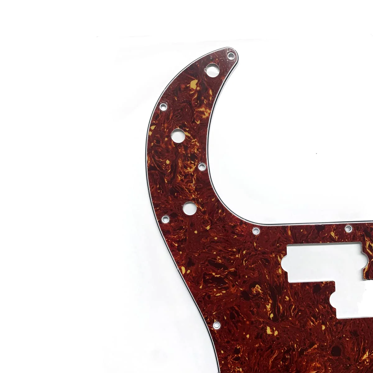 KAISH 13 Hole P Bass Style Pickguard PB Scratch Plate Bass Pickguard for USA/Mexico Precision P Bass Vintage Tortoise - Image 3
