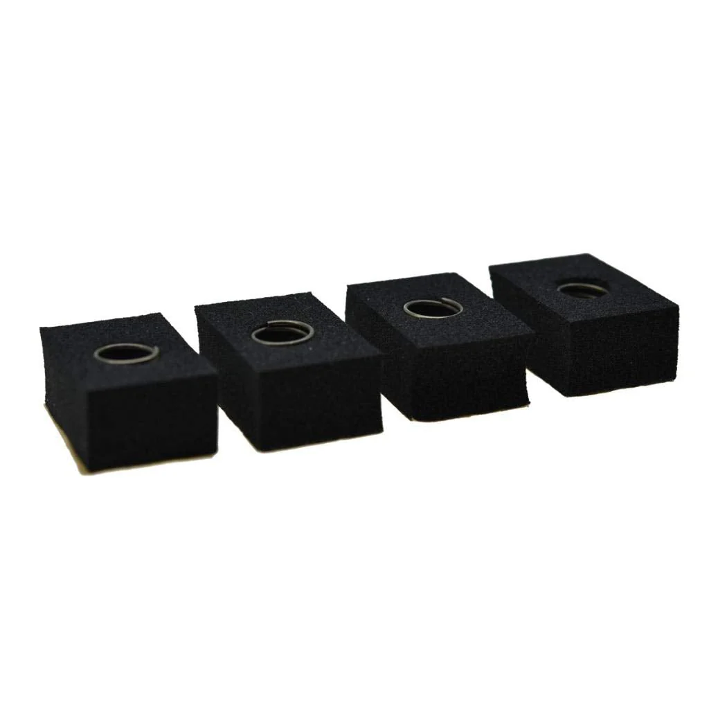 KAISH Pack of 4 Bass Pickup Height Foam Pickup Height Adjustment Pads with Springs for P Bass or Jaquar Pickups Pack of 4 for P Bass - Image 3