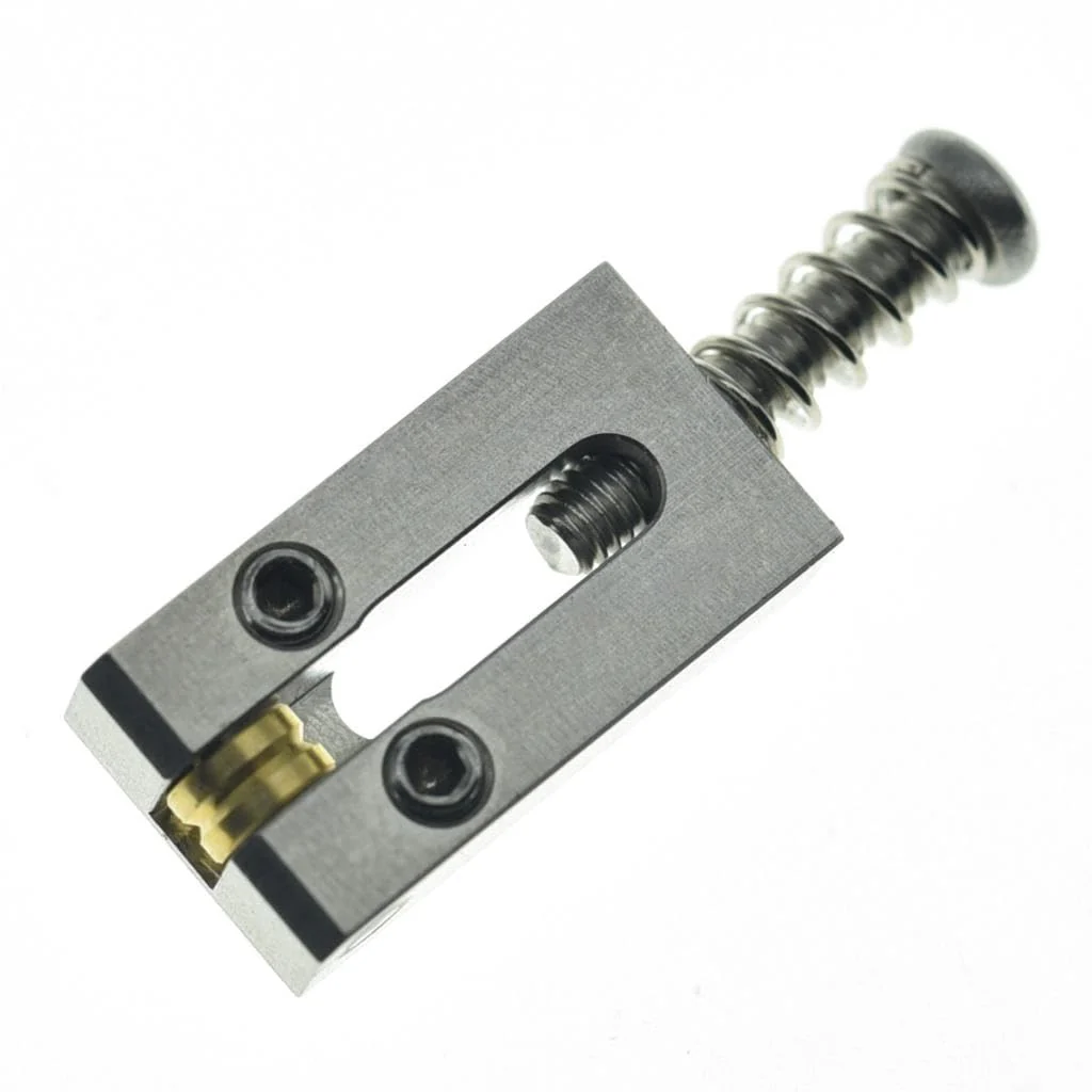 KAISH Premium Stainless Steel Guitar Bridge Roller Saddles Tremolo Bridge Roller Saddle for Stratocaster/Telecaster 10.5mm Width 2-1/16"(10.5mm) width - Image 2