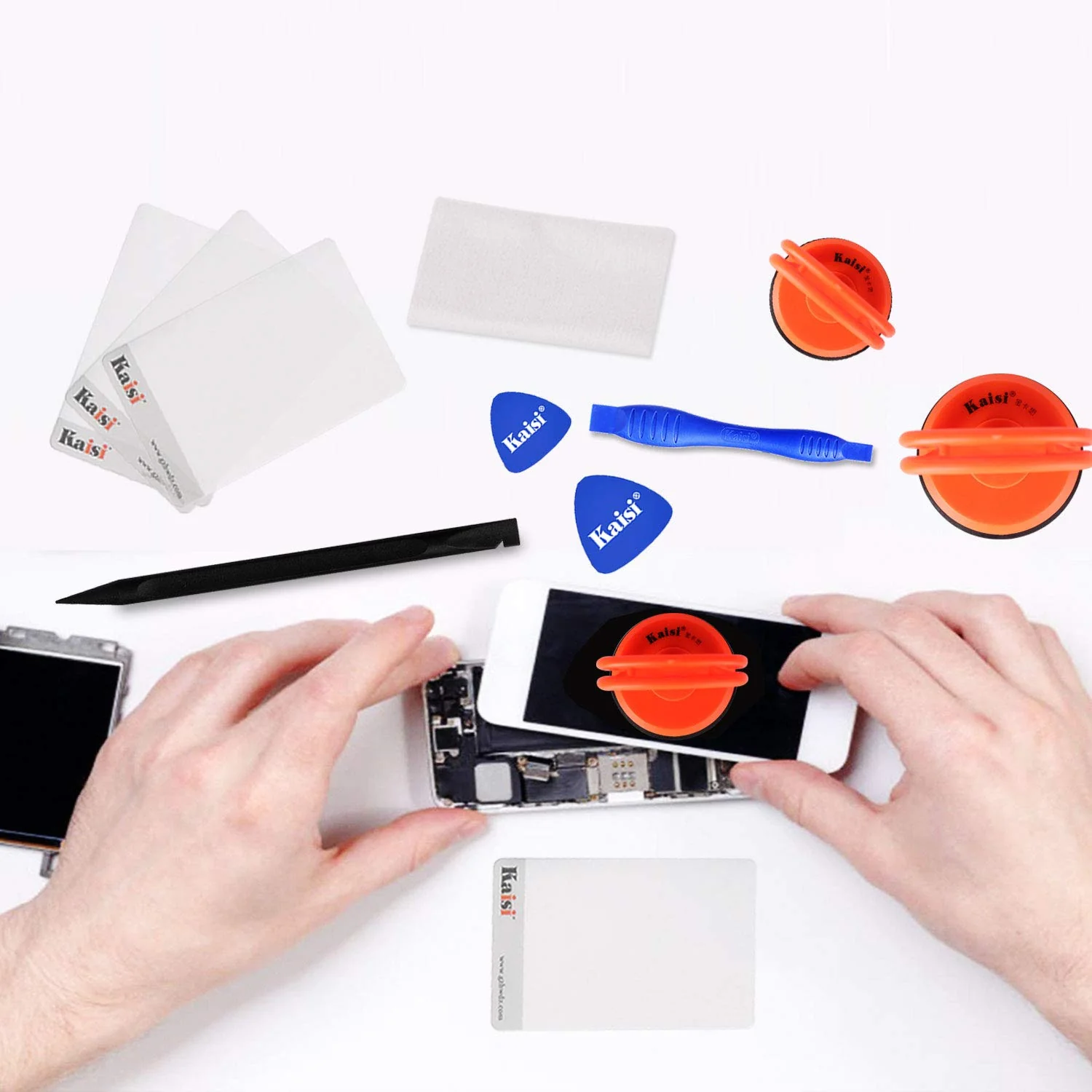 Kaisiking 11 PCS Screen Suction Cup Kit LCD Screen Opening Tools Screen Replacement Tools for iPad, iMac, MacBook, Tablet, Laptop, iPhone, Samsung, Huawei, Etc. - Image 7