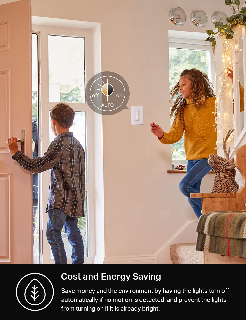 Kasa Smart Motion Sensor Switch, Single Pole, Needs Neutral Wire, 2.4GHz Wi-Fi Light Switch, Works with Alexa & Google Assistant, UL Certified, No Hub Required(KS200MP2),White,2-Pack 2-Pack - Image 7