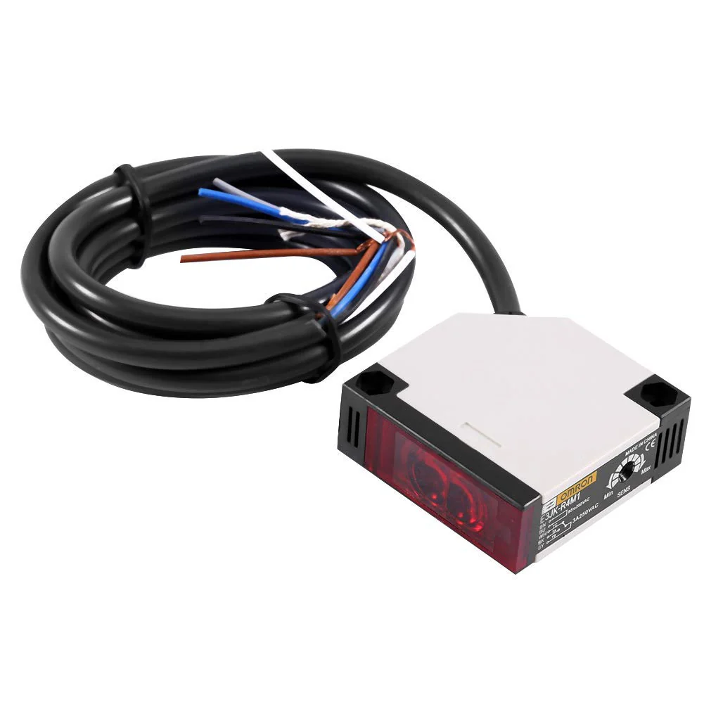 Keenso Photoelectric Switch, E3JK-R4M1 Reflection Photoelectric Sensor AC 90-250V 3A Photoelectric Sensor Reflection Photoelectric Switch (2 Set) - Image 9