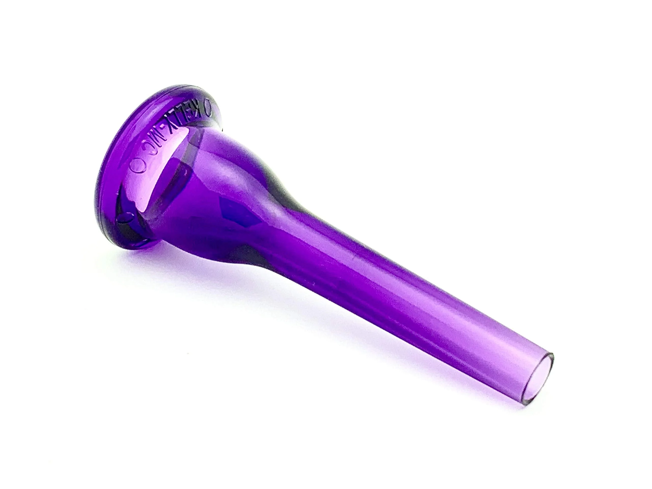 KELLY-MC - Medium-Cup French Horn Lexan-Mouthpiece - Crystal-Purple