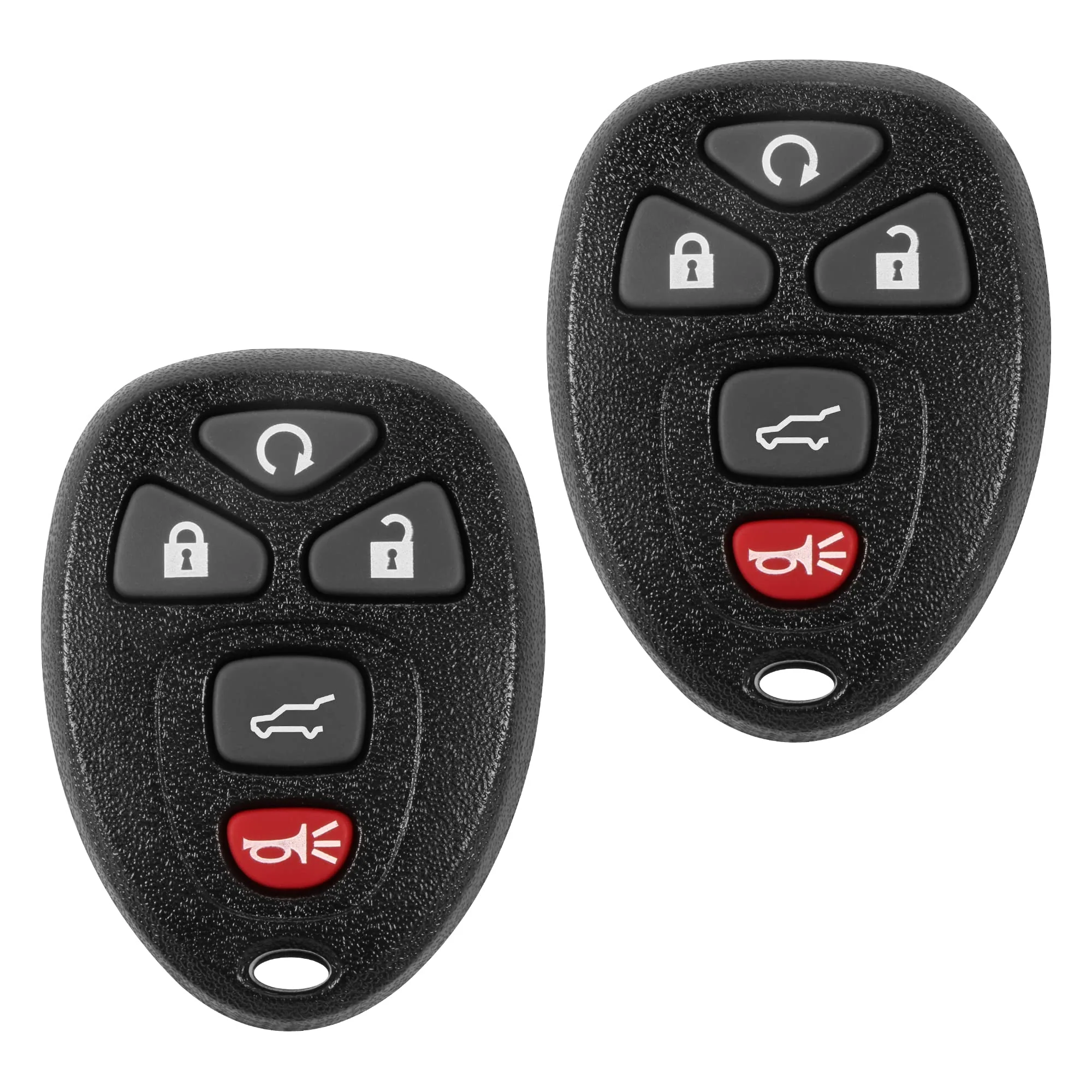 Key Fob, Keyless Entry Remote Start Control Replacement Fits for GMC Acadia 2007-2016 Yukon XL/Chevy Suburban Tahoe Traverse/Cadillac Escalade SRX/Buick Enclave FCC ID: OUC60270, OUC60221, 15913415 5-BTN
