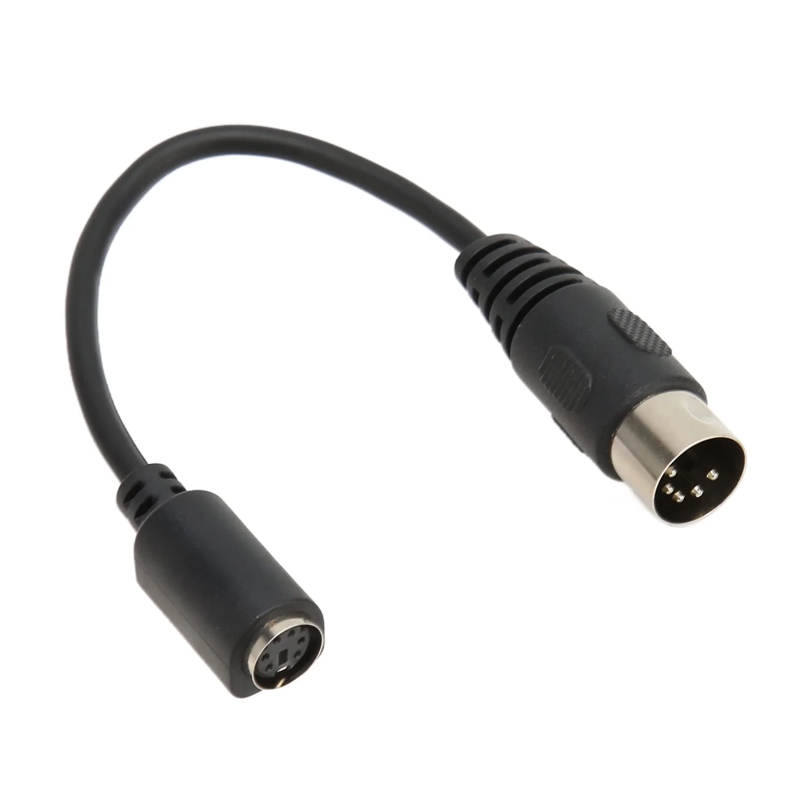 Keyboard Converter Cable, 5 Pin DIN Male to 6 Pin Din Female Adaptor, 5 Pin DIN to PS/2 Cable Adapter