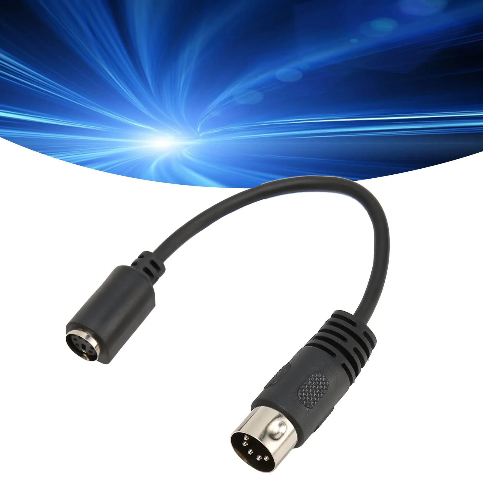 Keyboard Converter Cable, 5 Pin DIN Male to 6 Pin Din Female Adaptor, 5 Pin DIN to PS/2 Cable Adapter - Image 5