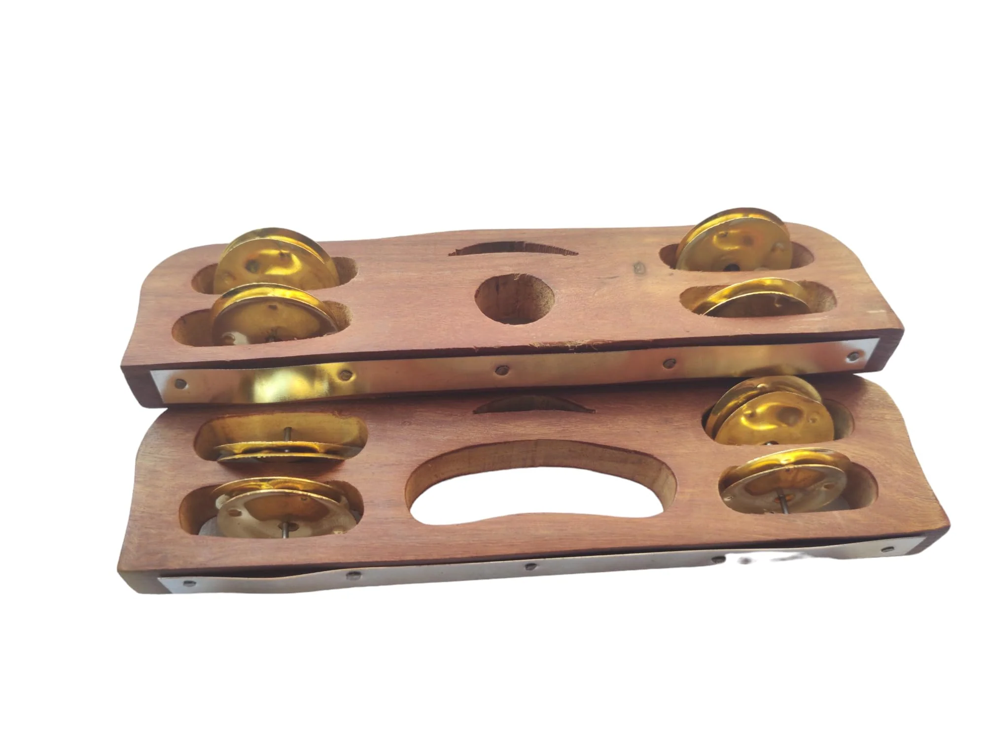 Khartal Pair Kartal Pair Length= 8.50 inch Wood Khartal Instruments Hand Cymbal - Image 3