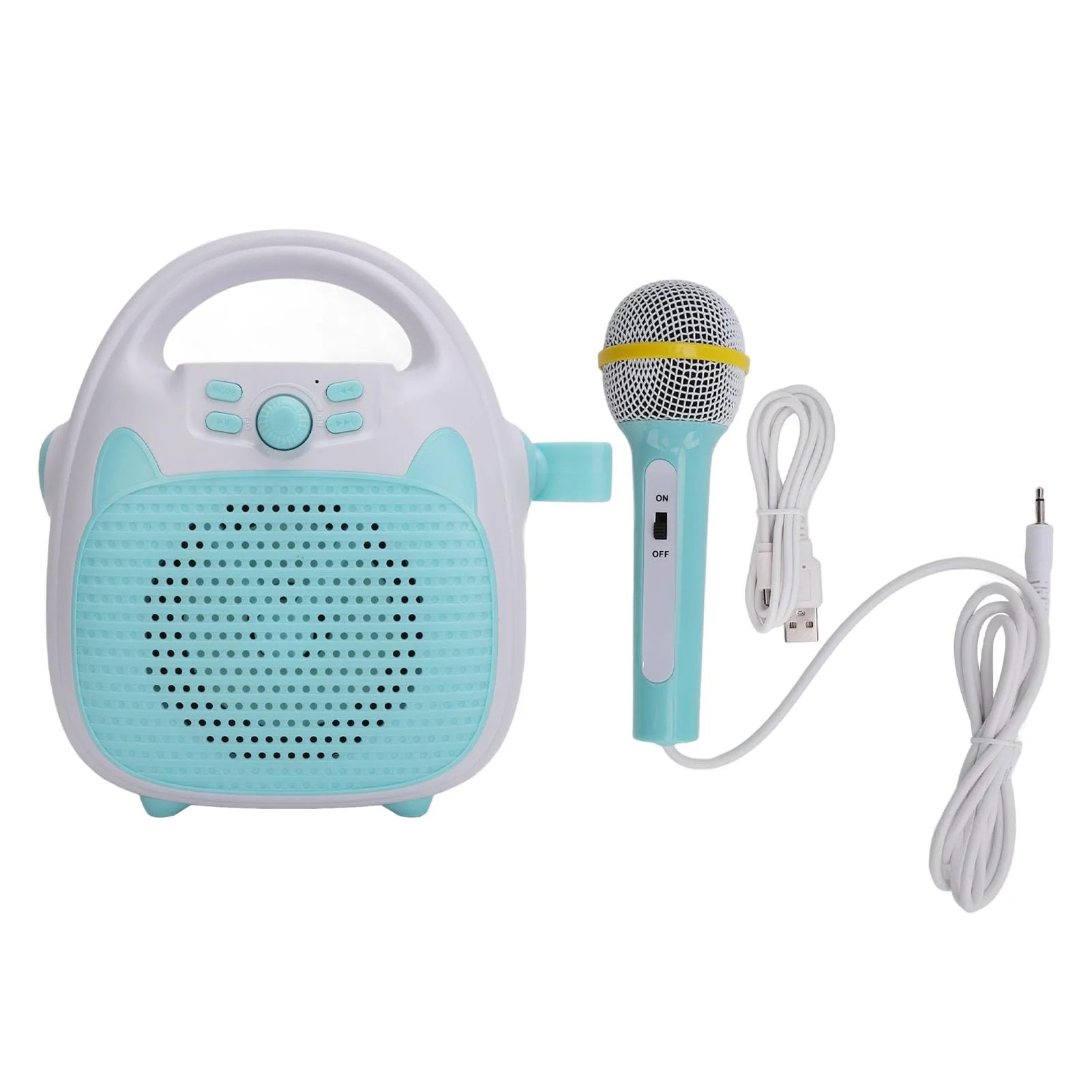 Kids Karaoke Machine Microphone Exercise Singing Talent Portable Speaker Children's Karaoke Stereo for Home Outdoor Party - Image 2