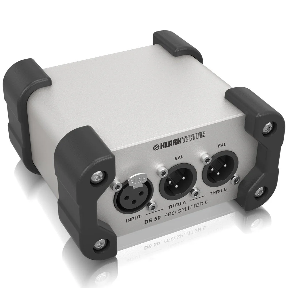 Klark teknik PRO SPLITTER 5 DS 50 Passive 1-In/5-Out Signal Splitter with Extended Dynamic Range - Image 3