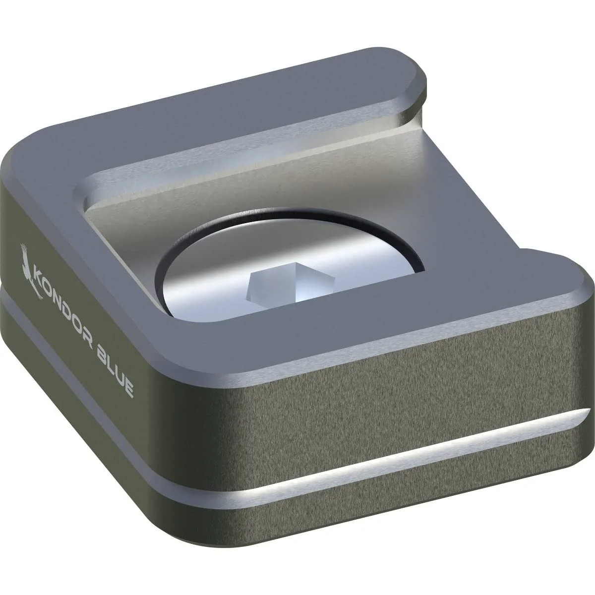 KONDOR BLUE | Cold Shoe Receiver | Rubber O-Ring to Protect The mounting Surface, & Anti-Slip | Space Gray - Image 7