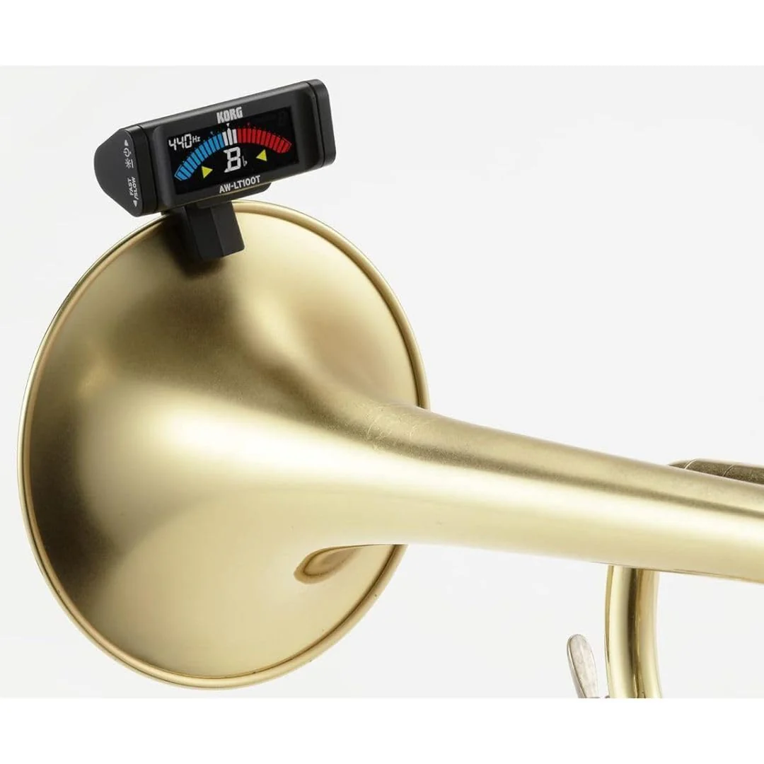 Korg AWLT100T Clip-on Tuner for Trumpet and Trombone w/ 100-Hour Battery Life and Color LCD Display Trumpet/Trombone - Image 6