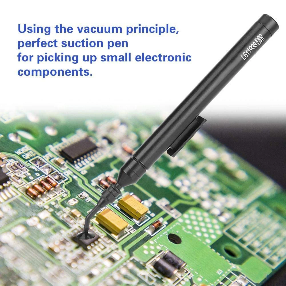 KSTE Manual Vacuum Cleaner Pen Soldering Sucking Pickup Tool Kit with Suckers for IC SMD - Image 4
