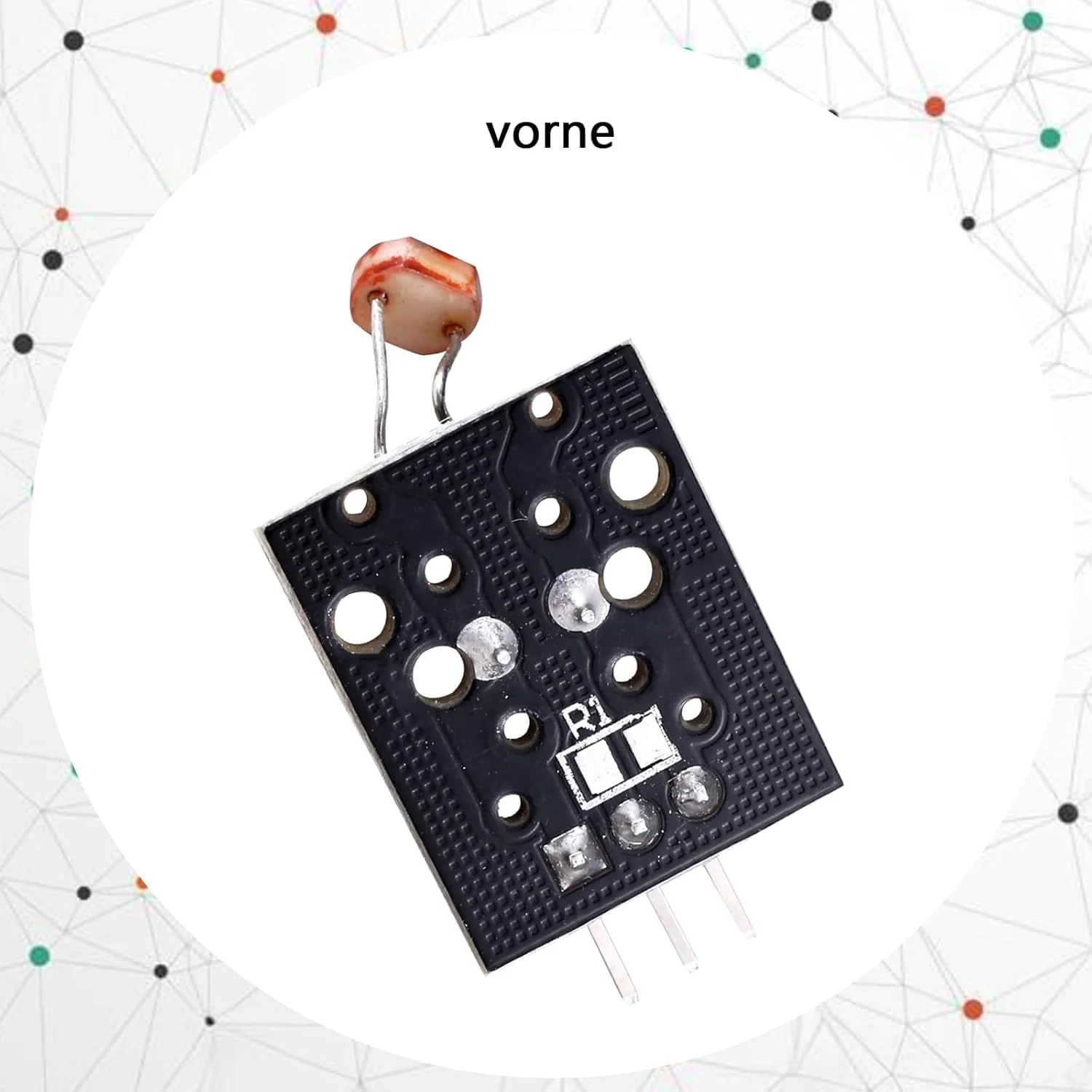 KY-018 LDR Light Sensor Module with Output with Photoresistor Brightness Sensor Photo Wall Level Module Brightness Sensor Pack of 10 - Image 2