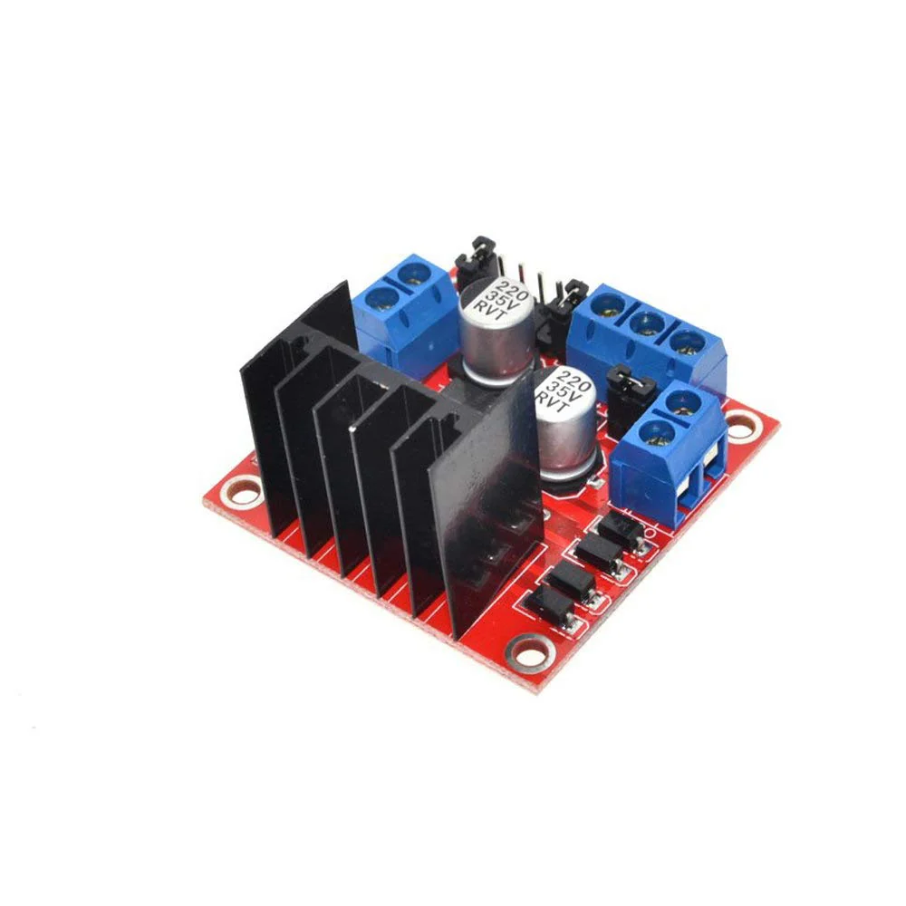 L298N Motor Driver Power Amplifier Stepper Motor Driver Module Board for AR-duino Pi Pack of 2 - Image 6