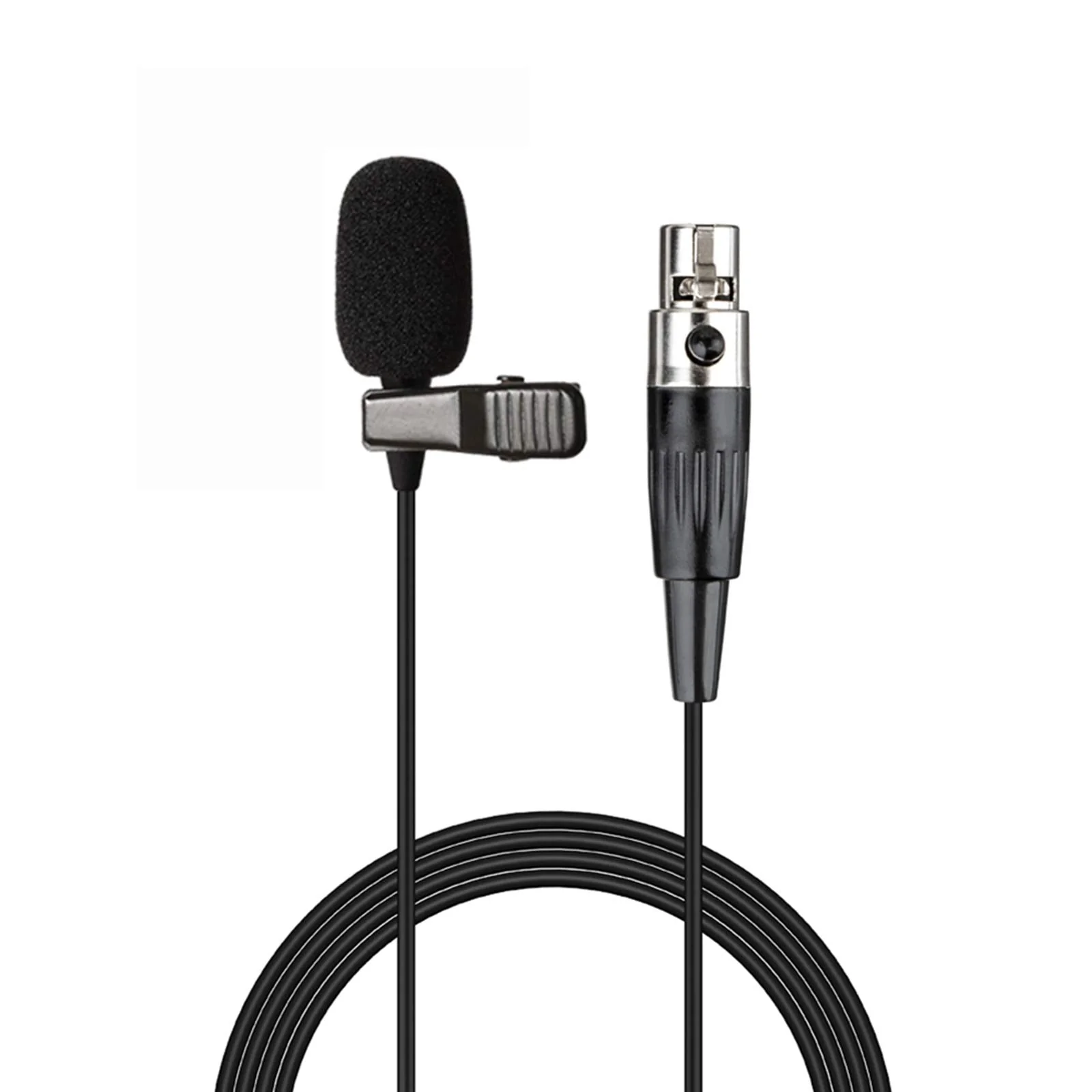 Lavalier Microphone Lapel Microphone Compatible with AKG Samson Wireless Transmitter - Unidirectional Condenser Mic - Mini XLR TA3F Plug Mini XLR TA3F Plug for AKG Only