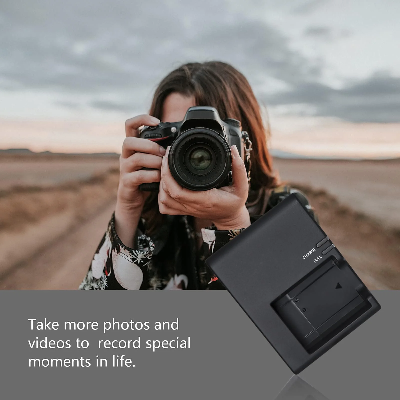 LC-E10E Quick Charger for Canon: LP-E10 LC-E10 LC-E10C Compatible Battery EOS 1100D 1200D 1300D 1500D 2000D 3000D 4000D kiss X50 X70 X80 X90 Rebel T3 T5 T6 T7 T100 DSLR Digital Camera (Black) - Image 6
