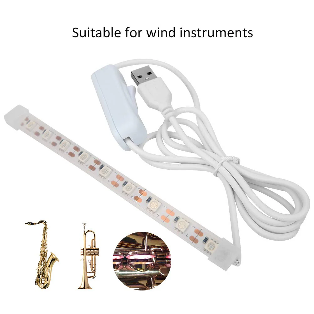 Led Leak Light Repair Tool,Led Leak Light Repair Tool Red Lighting For Saxophone Flute Wind Instrument Detection Usb For Saxophone, Clarinet, Flute And Other Woodwind Instruments Played Accessories - Image 5