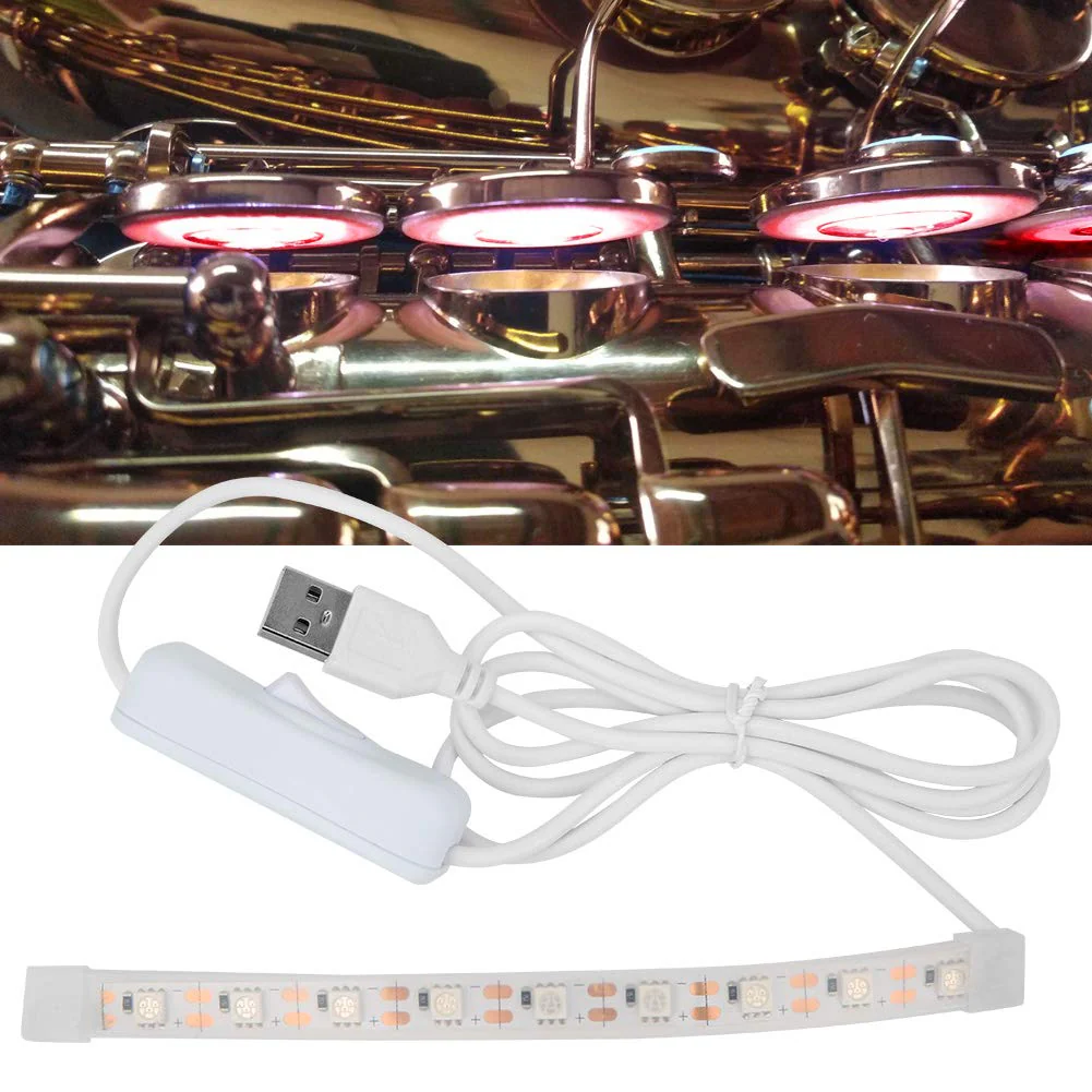 Led Leak Light Repair Tool,Led Leak Light Repair Tool Red Lighting For Saxophone Flute Wind Instrument Detection Usb For Saxophone, Clarinet, Flute And Other Woodwind Instruments Played Accessories - Image 7