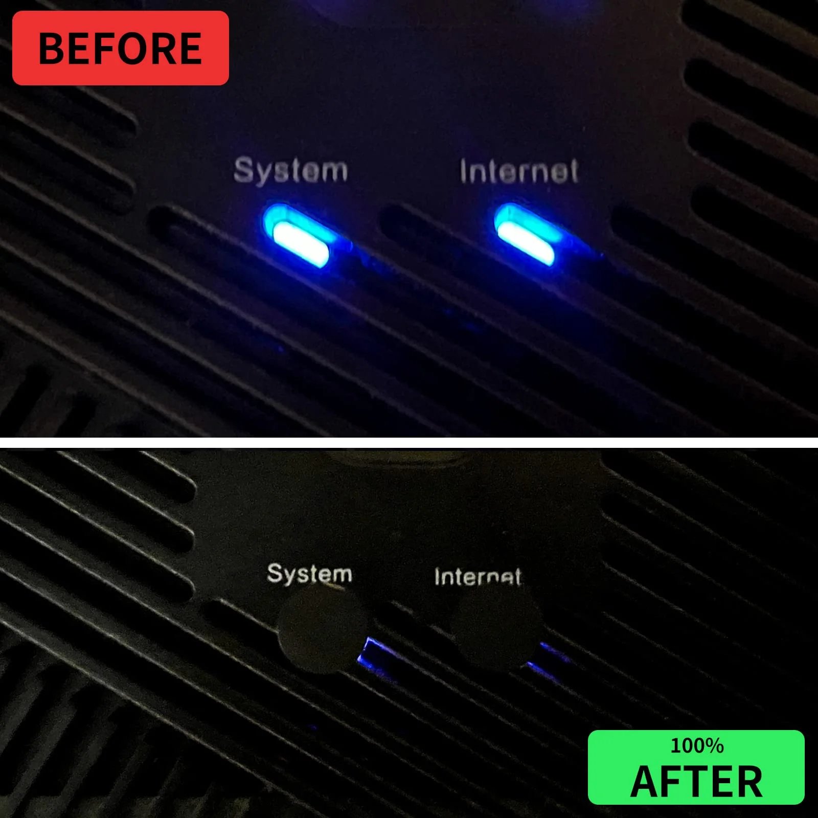 LED Light Blocking Stickers,Light Blackout Stickers,2 Sheets Cover White and Black,Blackout Stickers for Electronic, LED Covers,Block 100% of LED Lights (Cut-100% Blocking White and Black) Cut--100%shading White and Black - Image 3