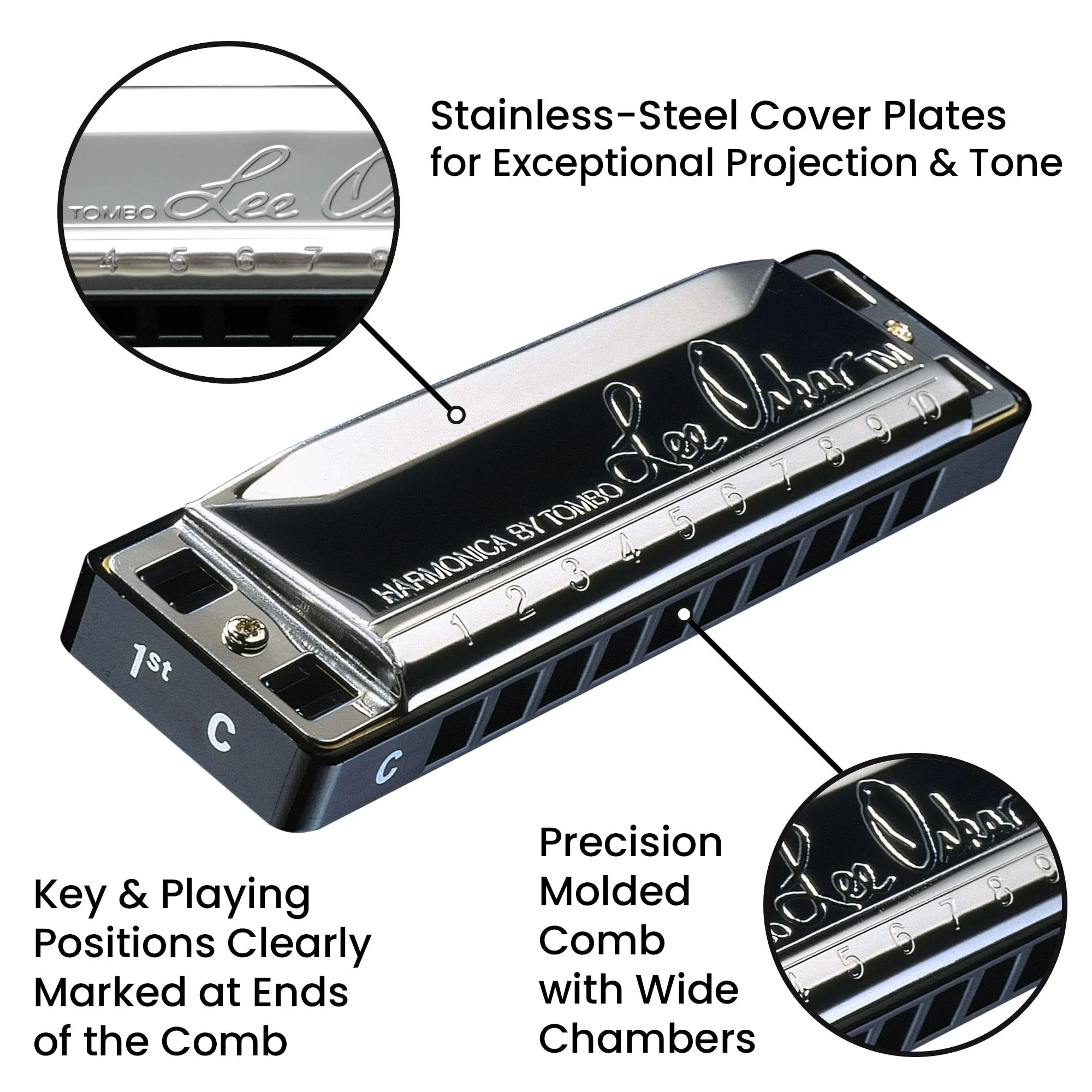 Lee Oskar Harmonica, Major Key of E - Image 4