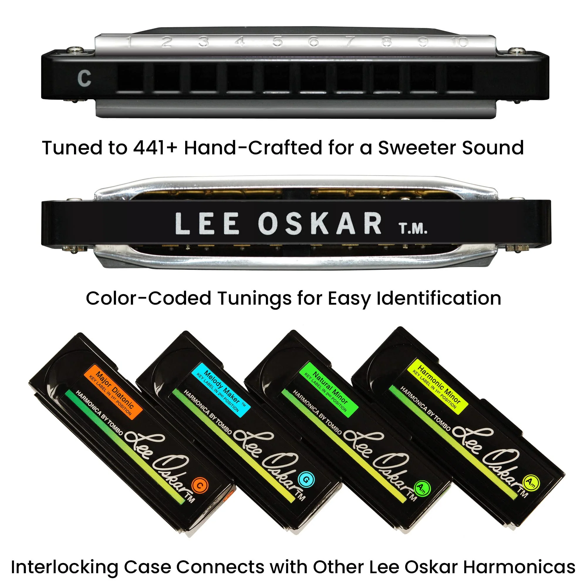 Lee Oskar Harmonica, Major Key of E - Image 5