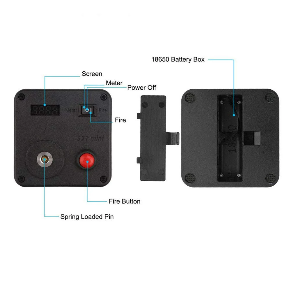 Leeko Coil DIY 5-in-1 Tool Electronic Cigarette Kit Mini Coil Multi Tool Changing Accessory Set (Black) Kit V3 - Image 5