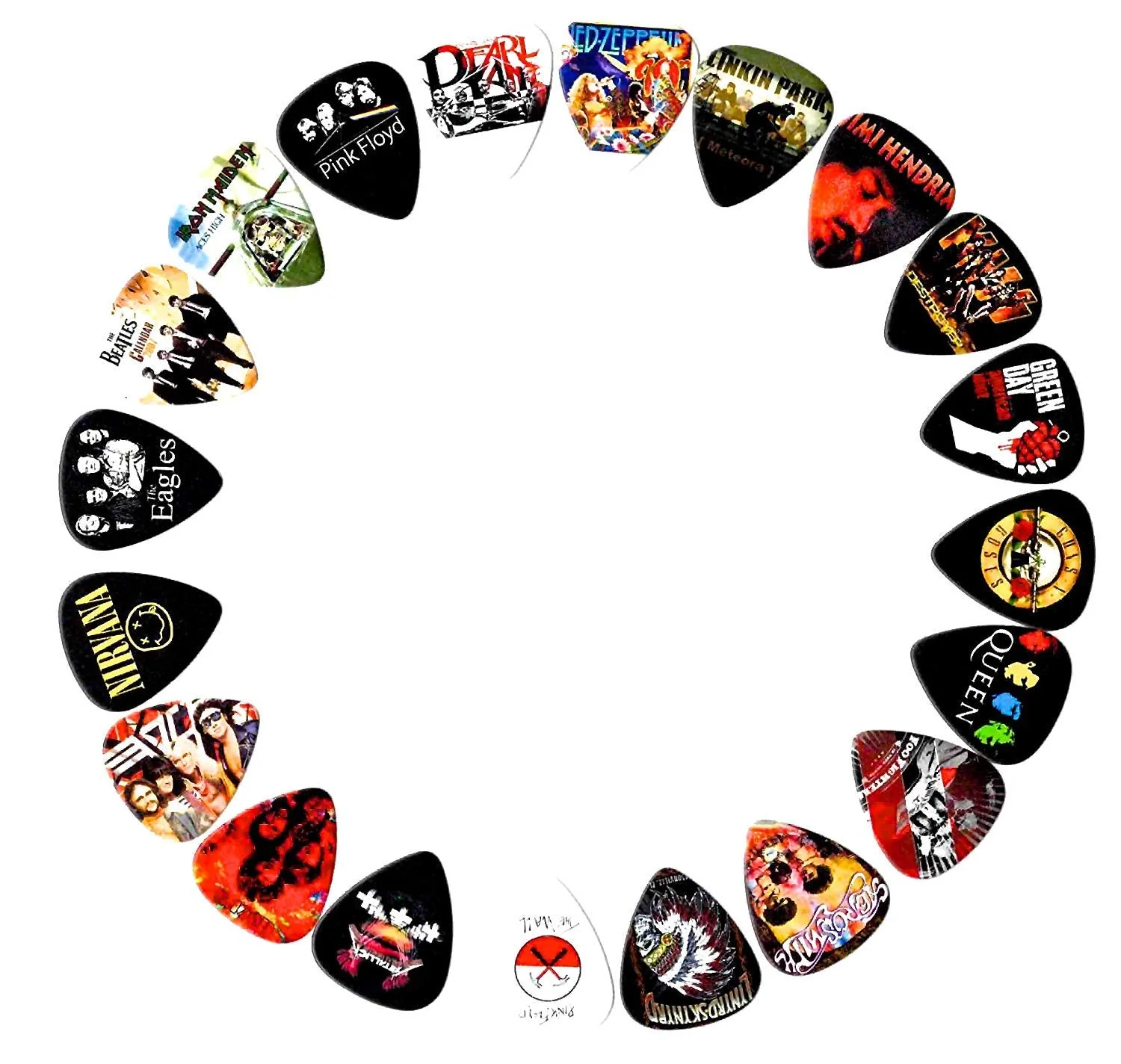 Legendary Bands Guitar Picks- [Mega-Standard] 20 picks in a packet - Image 3