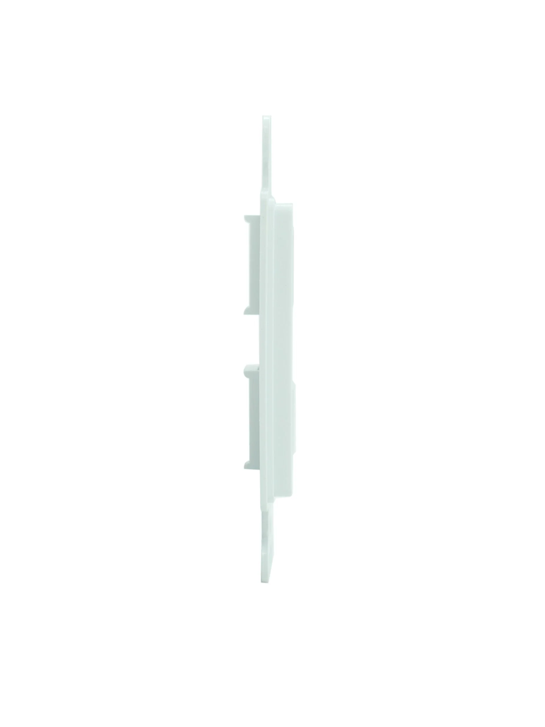 Legrand - OnQ 2 Port Decorator Outlet Strap, Wall Outlet Cover, Keystone Wall Plate, Outlet Cover for Keystone Wall Plate 2 Port, White, WP3412WH, 10 Pack Pack of 10 - Image 2