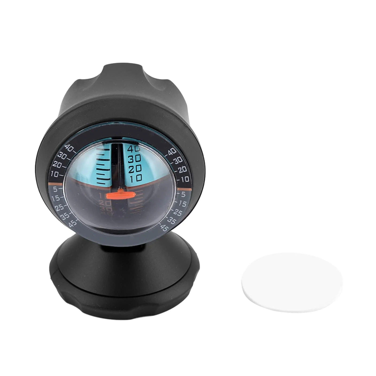 Leopacat Car Inclinometer Level, 360 Degree Rotating Compass Automotive Slope Indicator Meter Levels Tilt Gauge Balancer High Sensitivity Measure Road Safety Outdoor Instrument with Adhesive