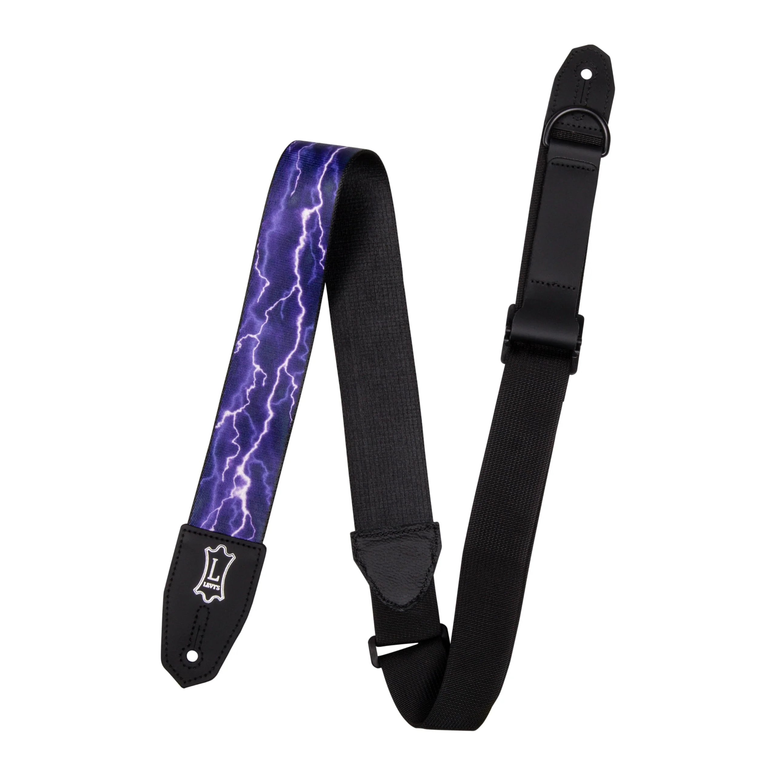 Levy's Leathers Ergonomic Right Height Straps Lightning Bolt