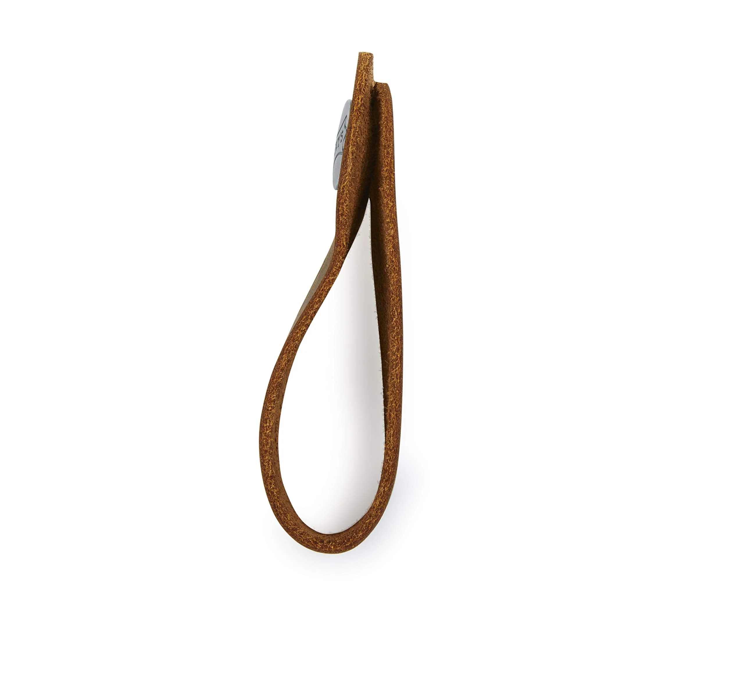 Levy's Leathers Headstock Strap Adapter for Acoustic Guitars; Brown Leather (MM18CH-BRN) - Image 2