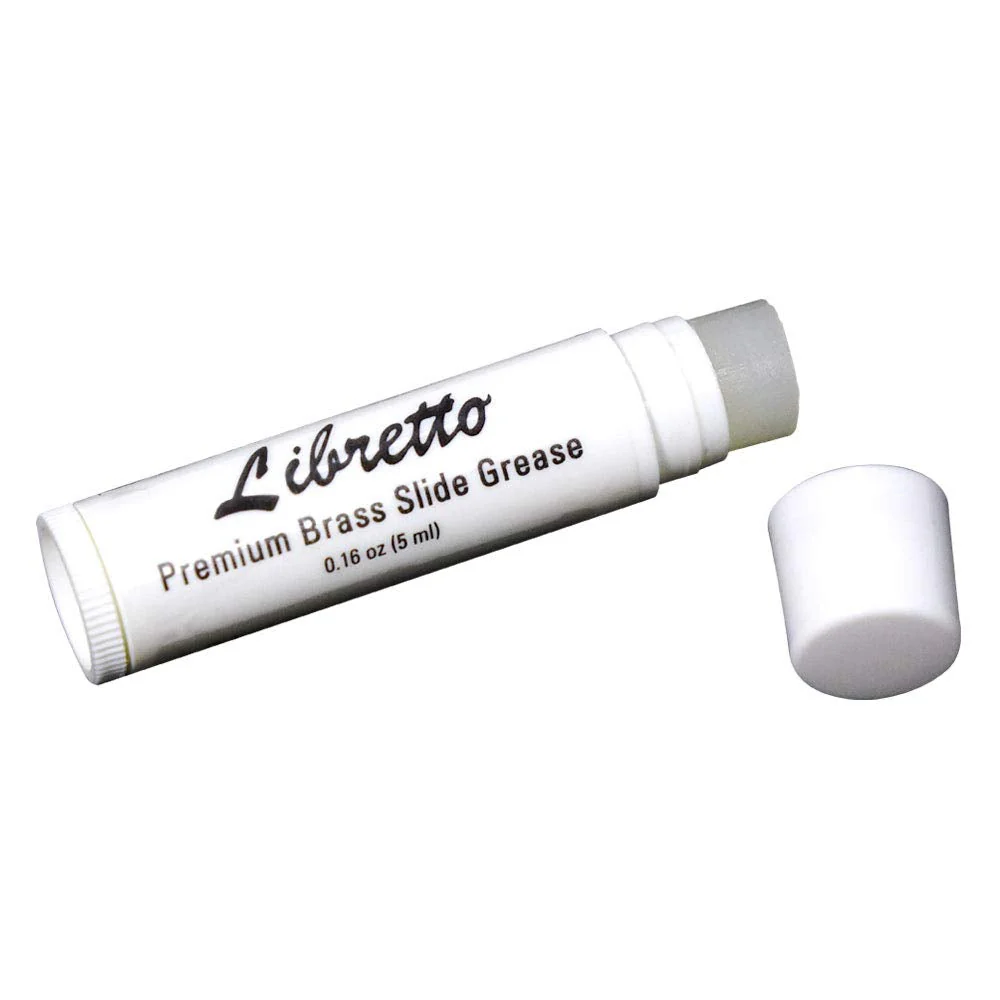 Libretto Premium Brass Slide Grease Stick, 0.16 oz (5 ml), Odorless & Pure, Great Materials from Japan, 100% Special-blended Formula, Thick & Sticky, Best to Extend Life of Trumpet, French Horn & Tuba Slide Grease (1 pack)