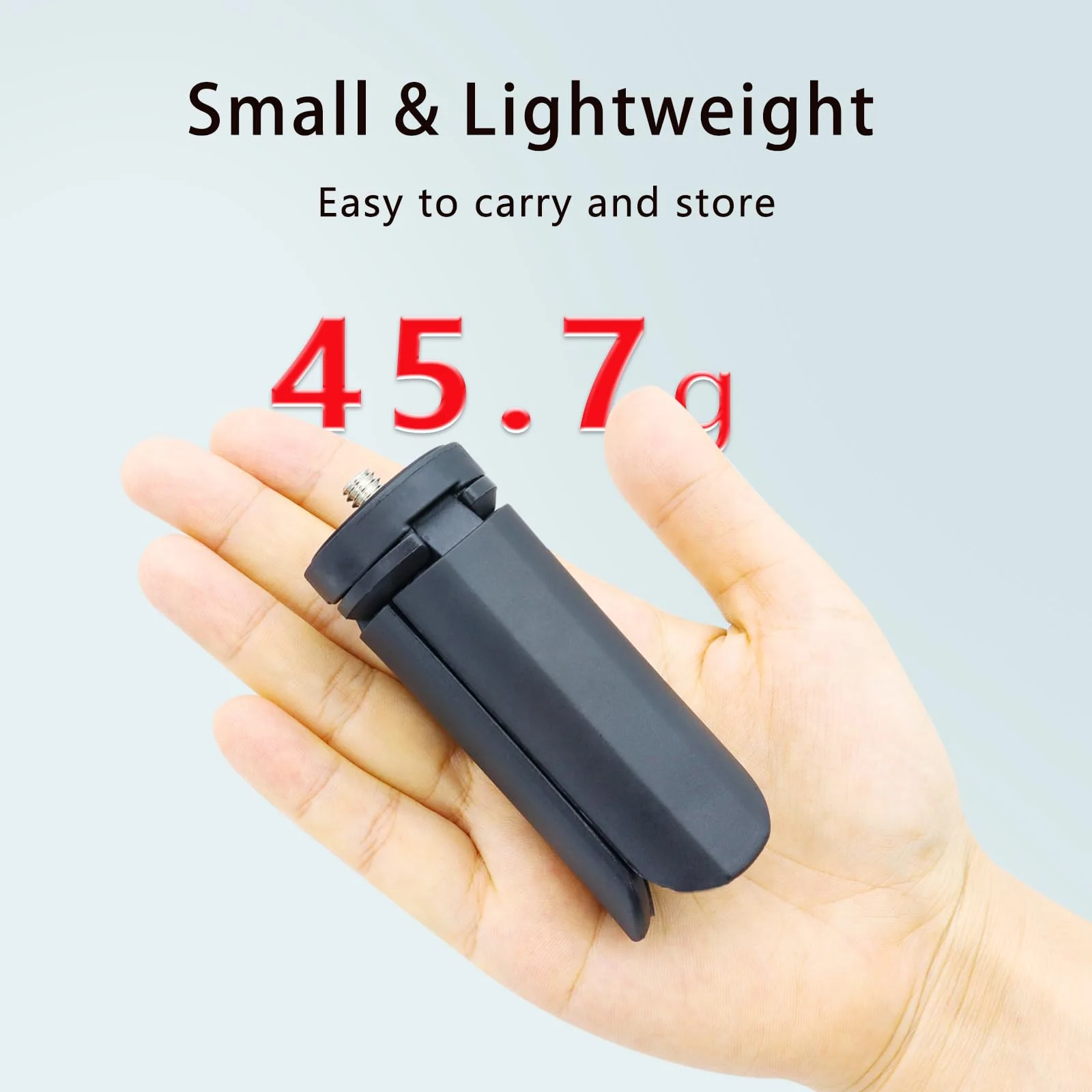 LICHIFIT Portable Mini Tripod for DJI Osmo Pocket 3 Camera Foldable Desktop Stand Bracket Support Handheld Mount Holder Extension Handle with 1/4" Screw Interface - Image 5