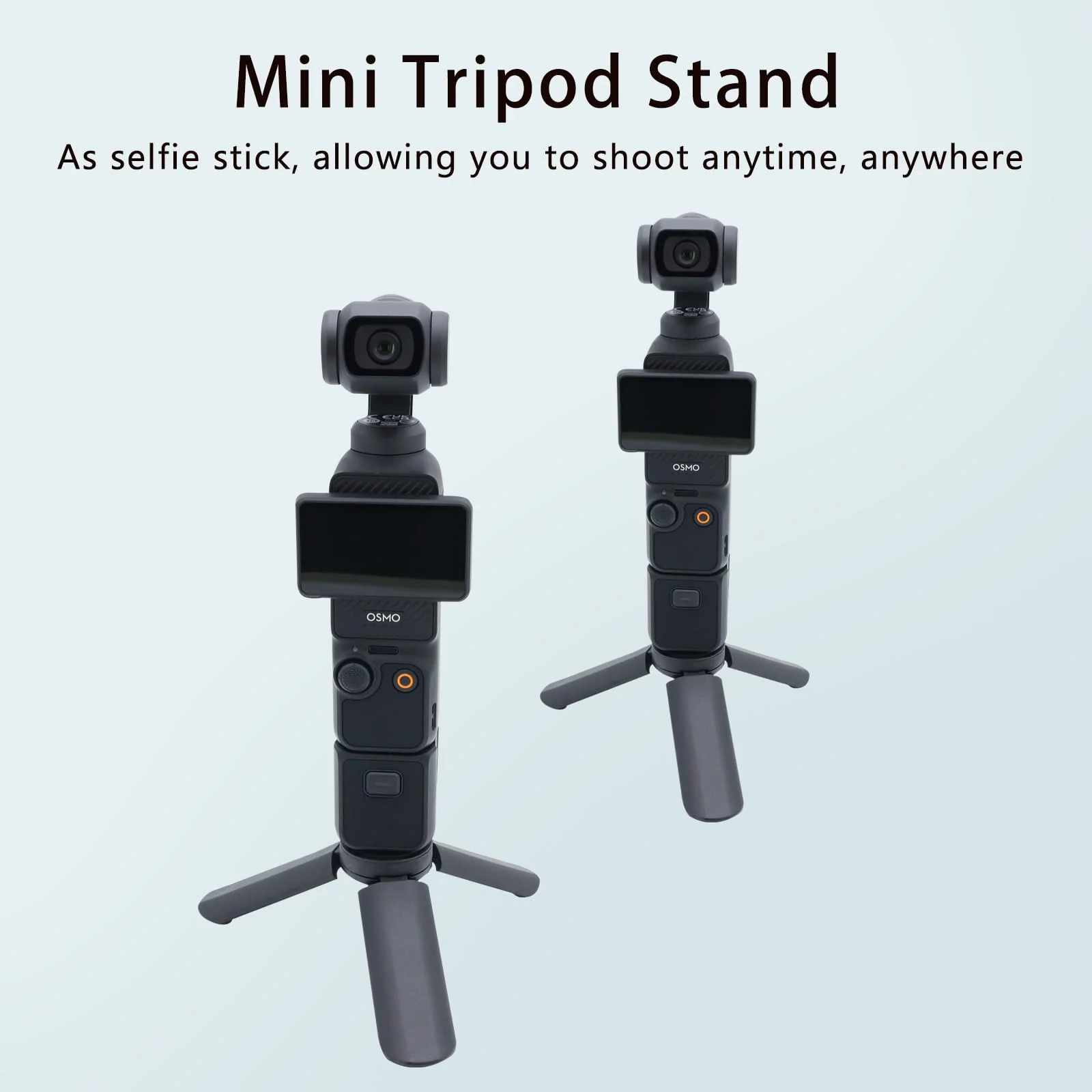 LICHIFIT Portable Mini Tripod for DJI Osmo Pocket 3 Camera Foldable Desktop Stand Bracket Support Handheld Mount Holder Extension Handle with 1/4" Screw Interface - Image 6
