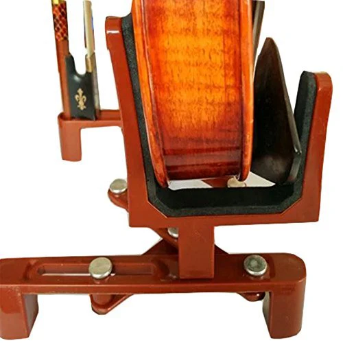 Like-It Musical Instrument Stand with Bow Holder for Violin Stand,Portable, Adjustable and Foldable - Image 9
