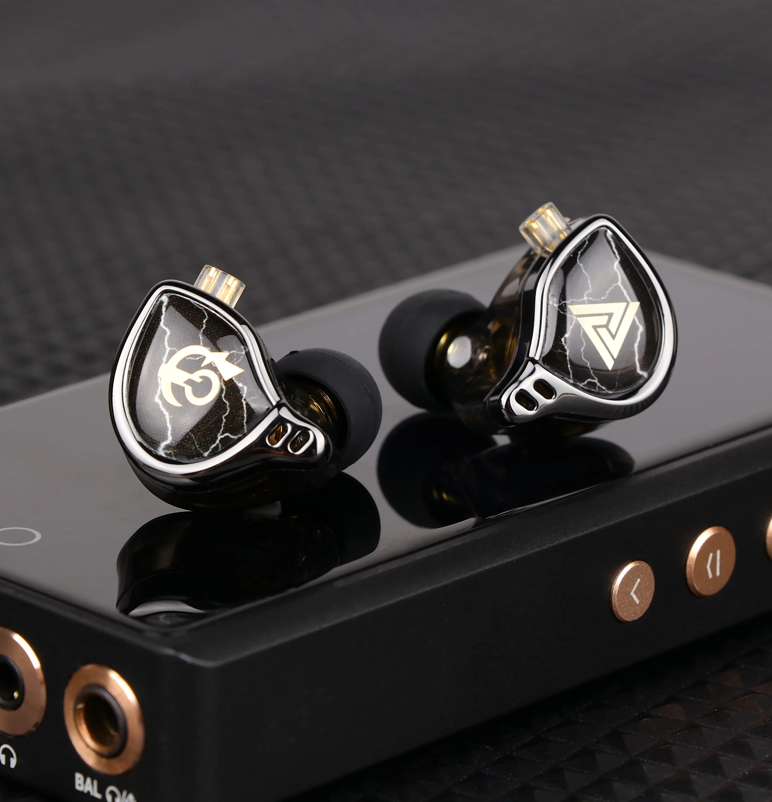 Linsoul QKZ x HBB 10mm Titanium-Coated Diaphragm HiFi in-ear Monitor Earphones with Semi-open Cavity, Detachable 2Pin Silver-plated Cable, Noise Canceling for Audiophile (Black, with Mic) Black - Image 6