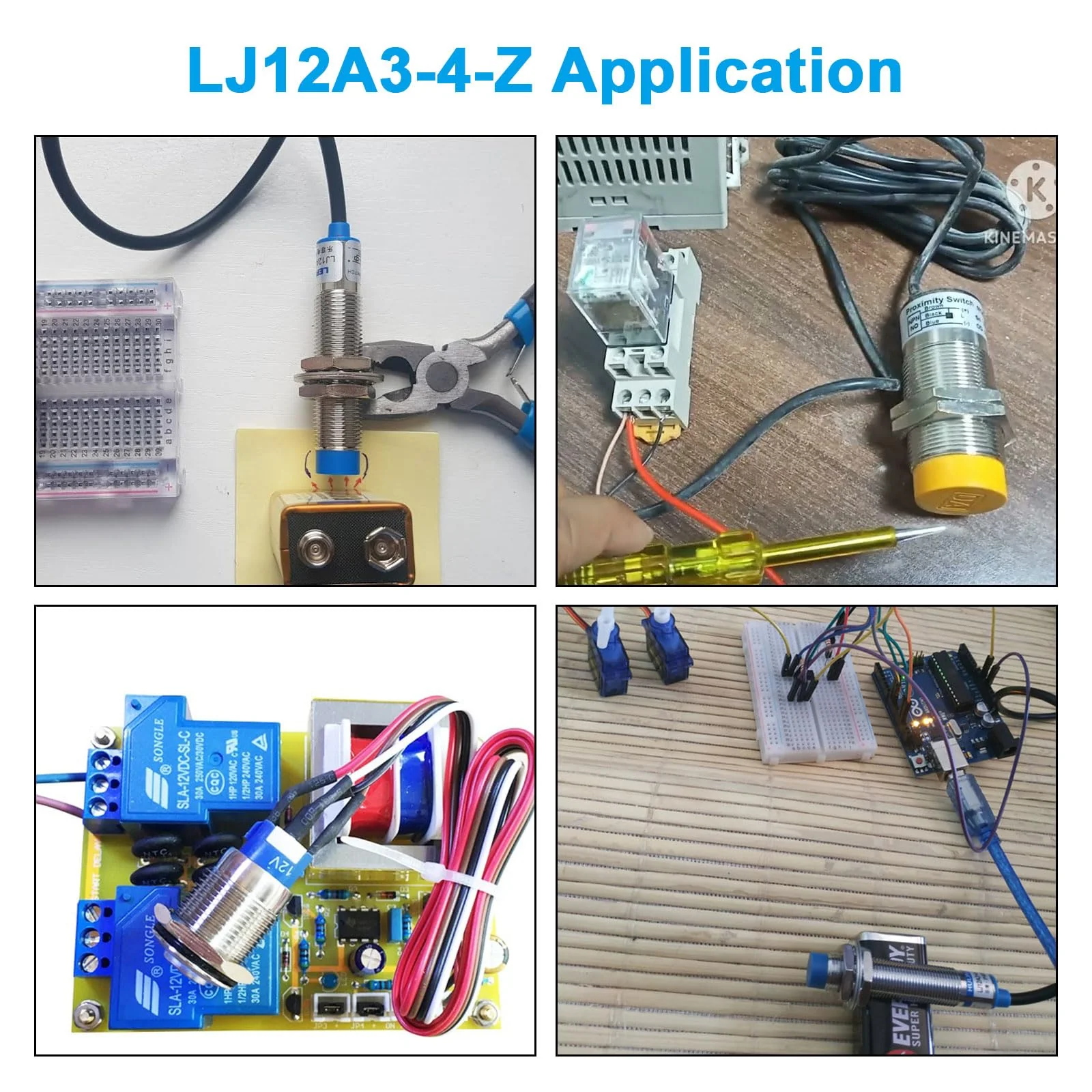 LJ12A3-4-Z BX Proximity Sensor RUIZHI Pack of 5 LJ12A3-4-Z Switch Sensor/Switch Inductive Metal Inductive NPN Normally Open 3-Core DC 6-36V Compatible with Arduino - Image 8