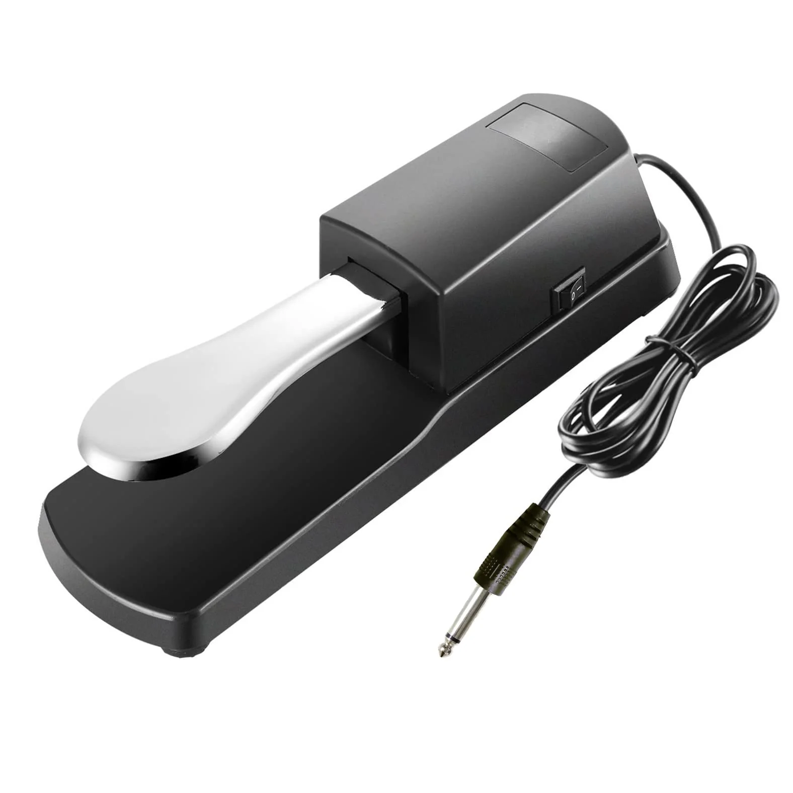 Longeye Universal Sustain Pedal for Digital Piano, Electric Piano and Piano Keyboard, 1/4" Input