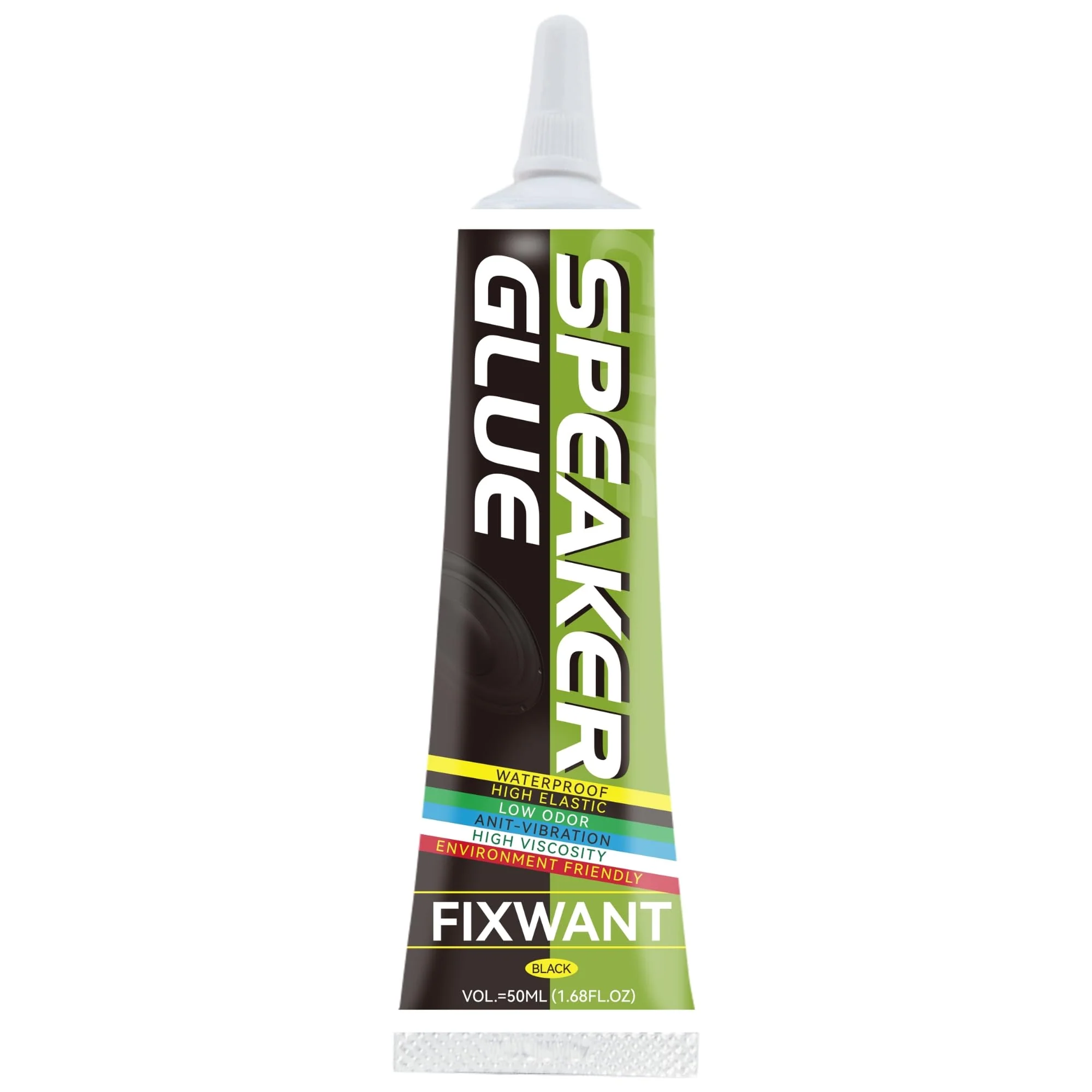 Loud Speaker Repair Glue Foam Side Dust Cap Rubber Edge Cone Basin Strong Adhesive 50ML/1.68 fl.oz (1) 1
