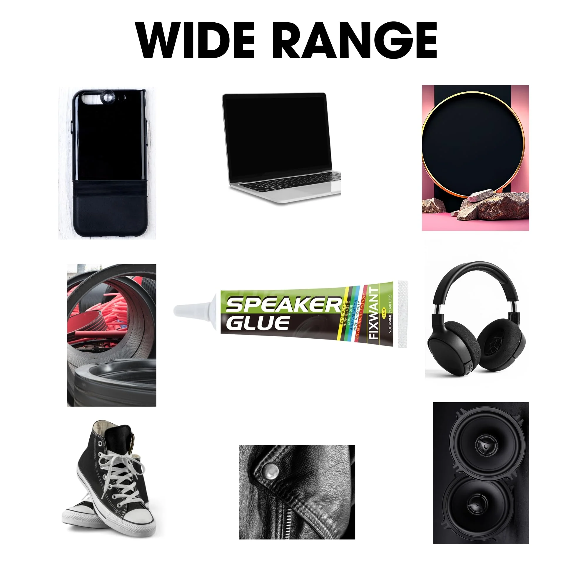 Loud Speaker Repair Glue Foam Side Dust Cap Rubber Edge Cone Basin Strong Adhesive 50ML/1.68 fl.oz (1) 1 - Image 6