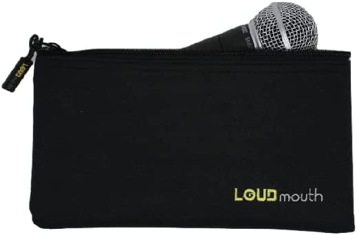 LOUDmouth Zippered Pouch for Handheld Wired Microphones | Mic Bag | 9.25" x 5" (3 Pack) 3 Pack - Image 7