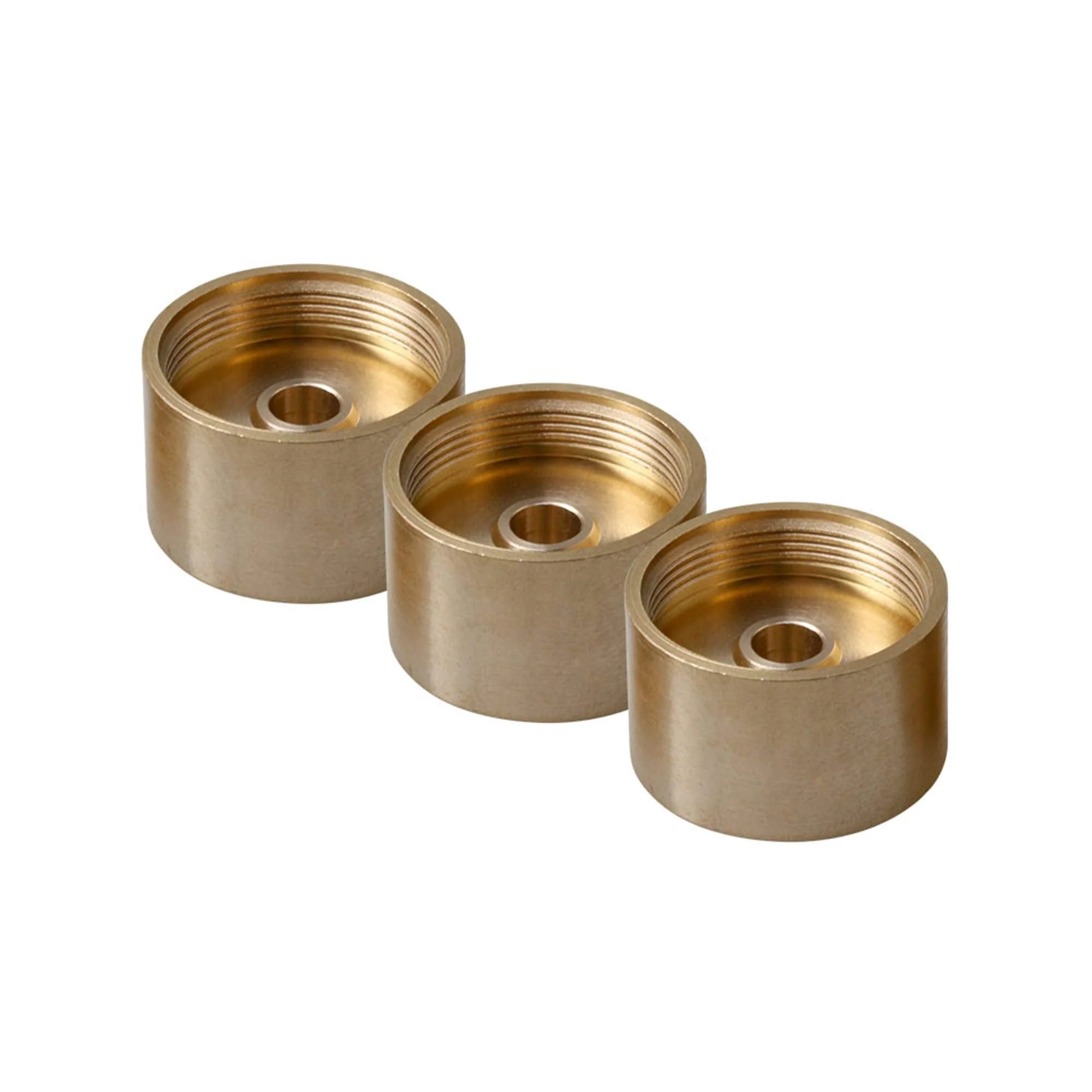 Lovermusic 3 PCS 2.2cm Dia Copper Trumpet Repair Part Trumpet Heavy Bottom Valve Caps