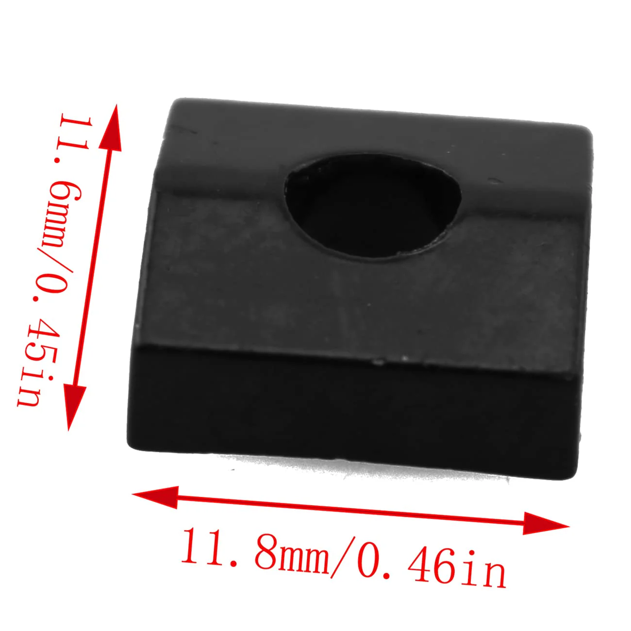 LQ Industrial Electric Guitar Locking Nut Clamp with Hexagon Screws for Floyd Rose Tremolo Bridge Parts - Image 2