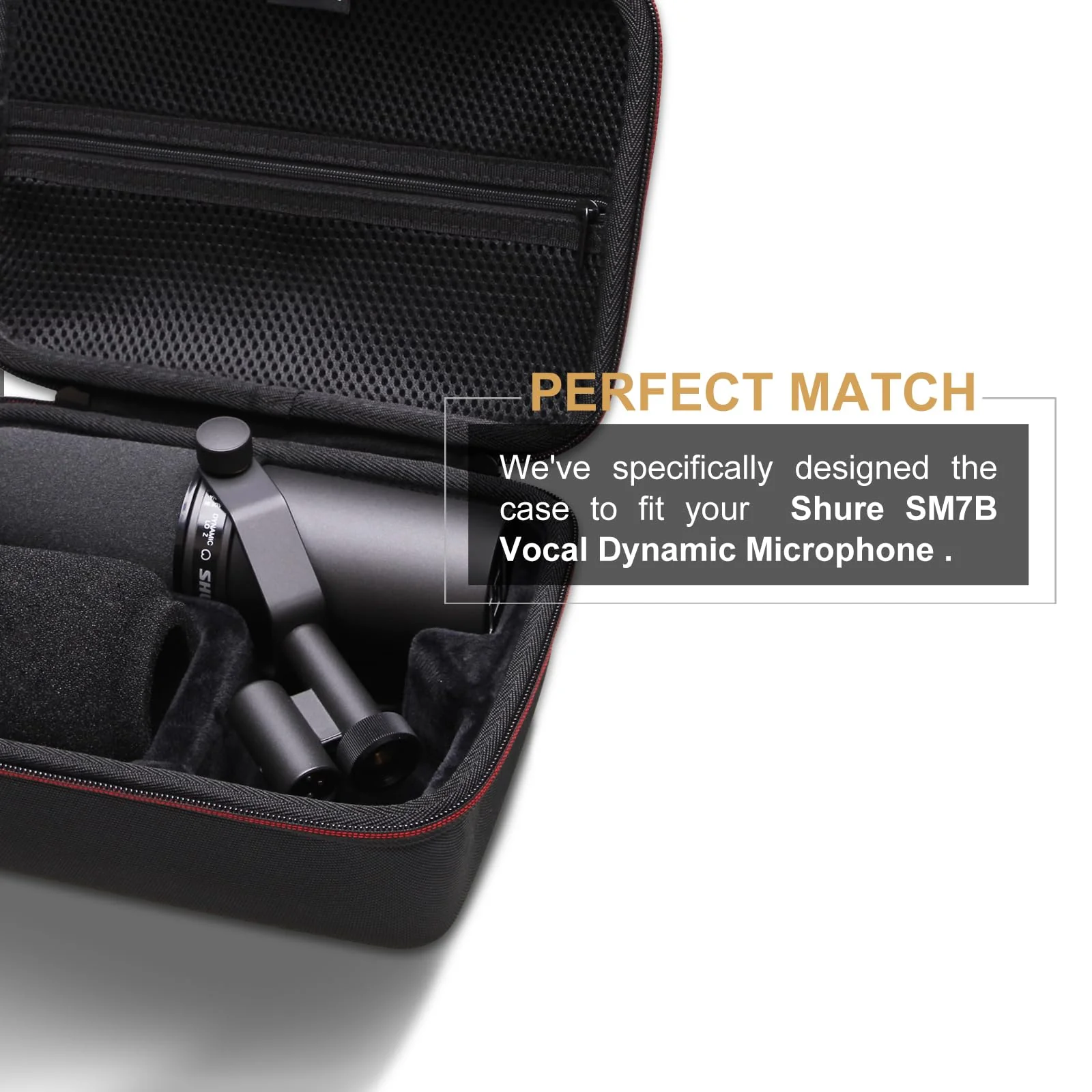 LTGEM Case Compatible with Shure SM7B / MV7+ / MV7X / MX7I / MV7 Microphone(Case Only) - Image 4