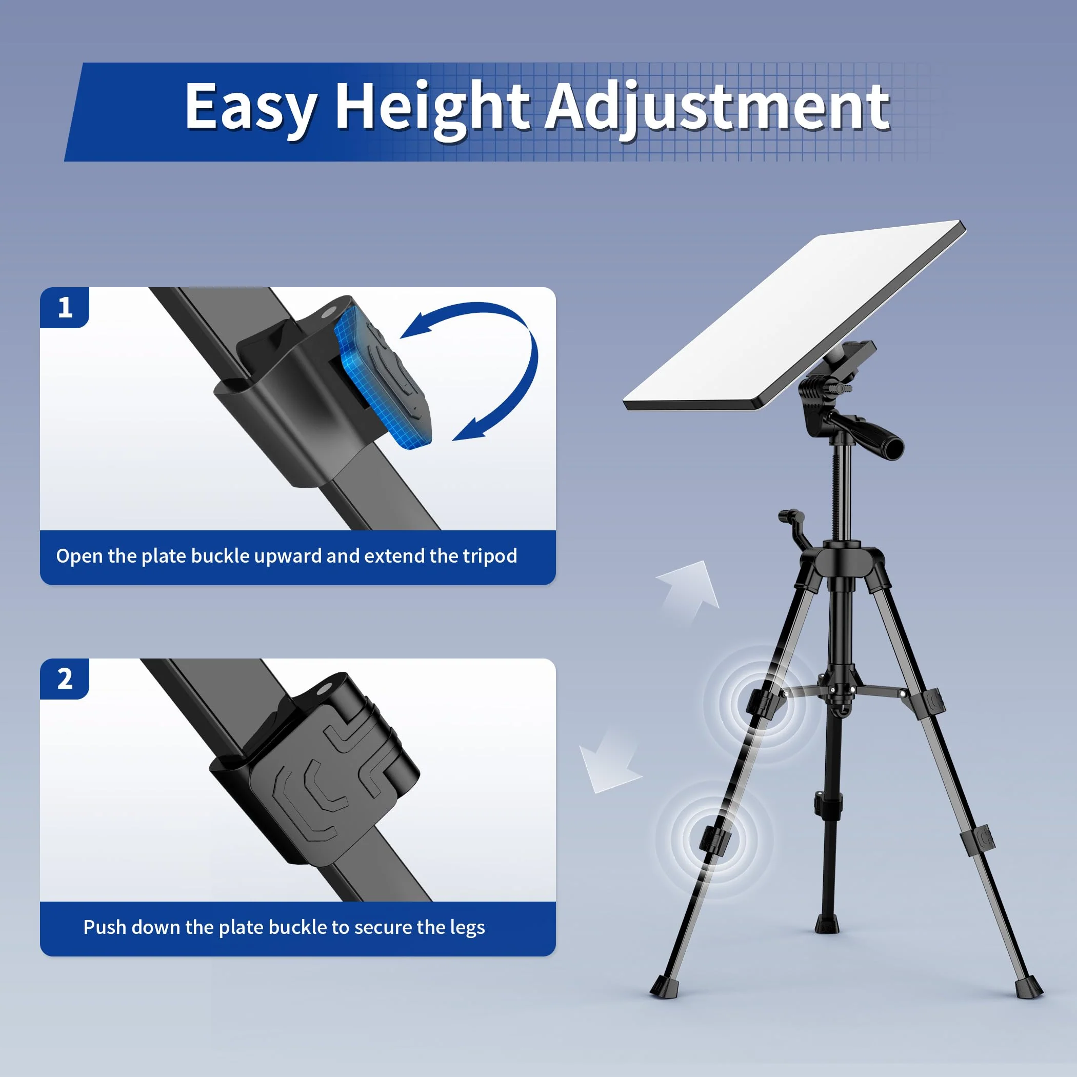 LUCMO Starlink Mini Tripod Stand, Adjustable Starlink Mounting Kit for Camping and RV Travel/Outdoor, Starlink Mini Tripod Includes Pipe Adapter - Image 3