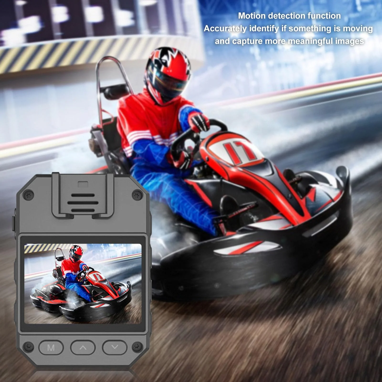 Luqeeg 4K Worn Camera, Design, Night, Motion Detection, Wearable Video Recorder with Back Clip for Law Enforcement - Image 2