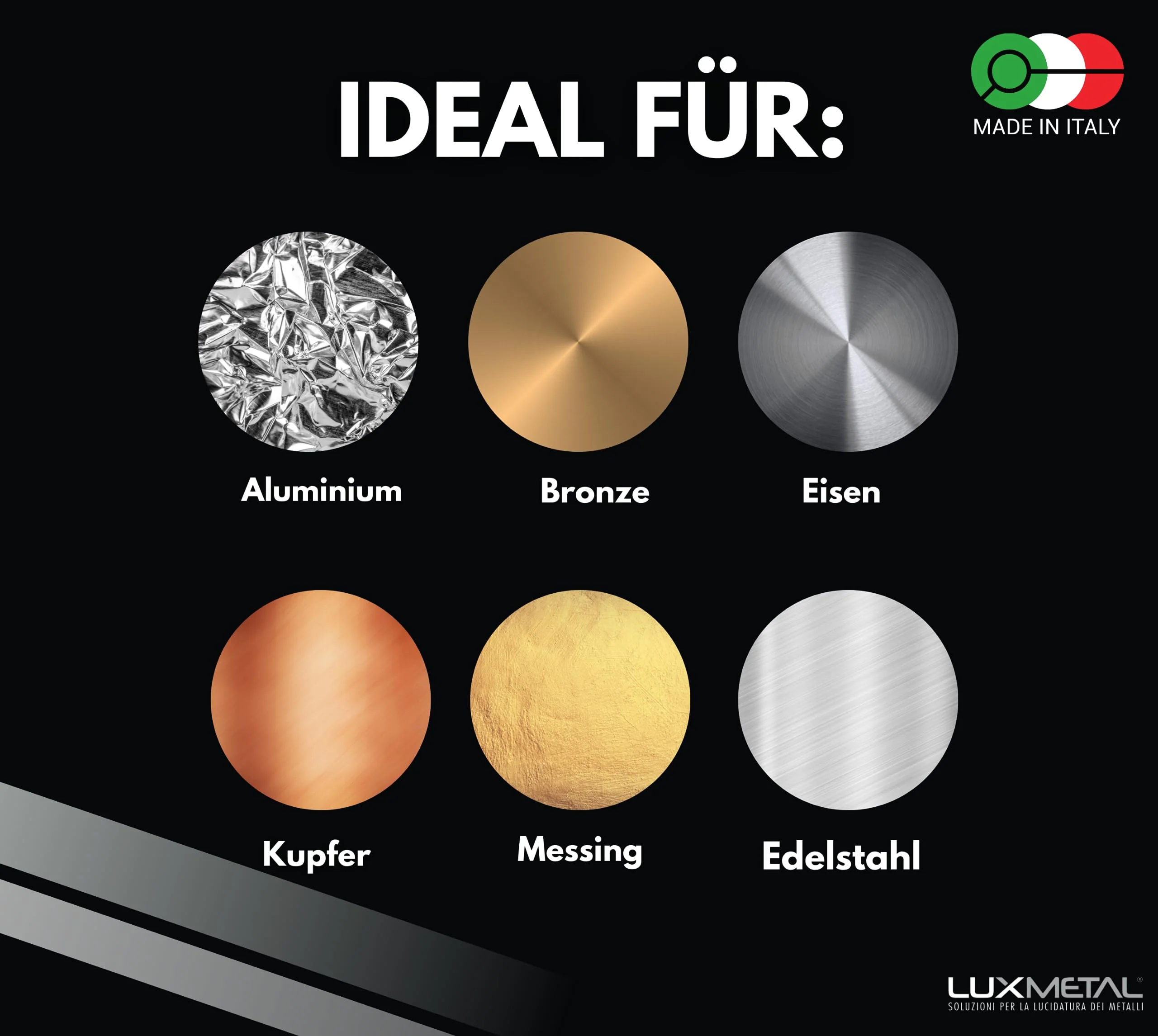 Lux Metal - Polishing Disc 150 mm Cotton Suitable for Grinding Stand Double Grinder Drill Cordless Screwdriver Angle Grinder Polishing Discs for Polishing Metal such as Aluminium Stainless Steel for - Image 3