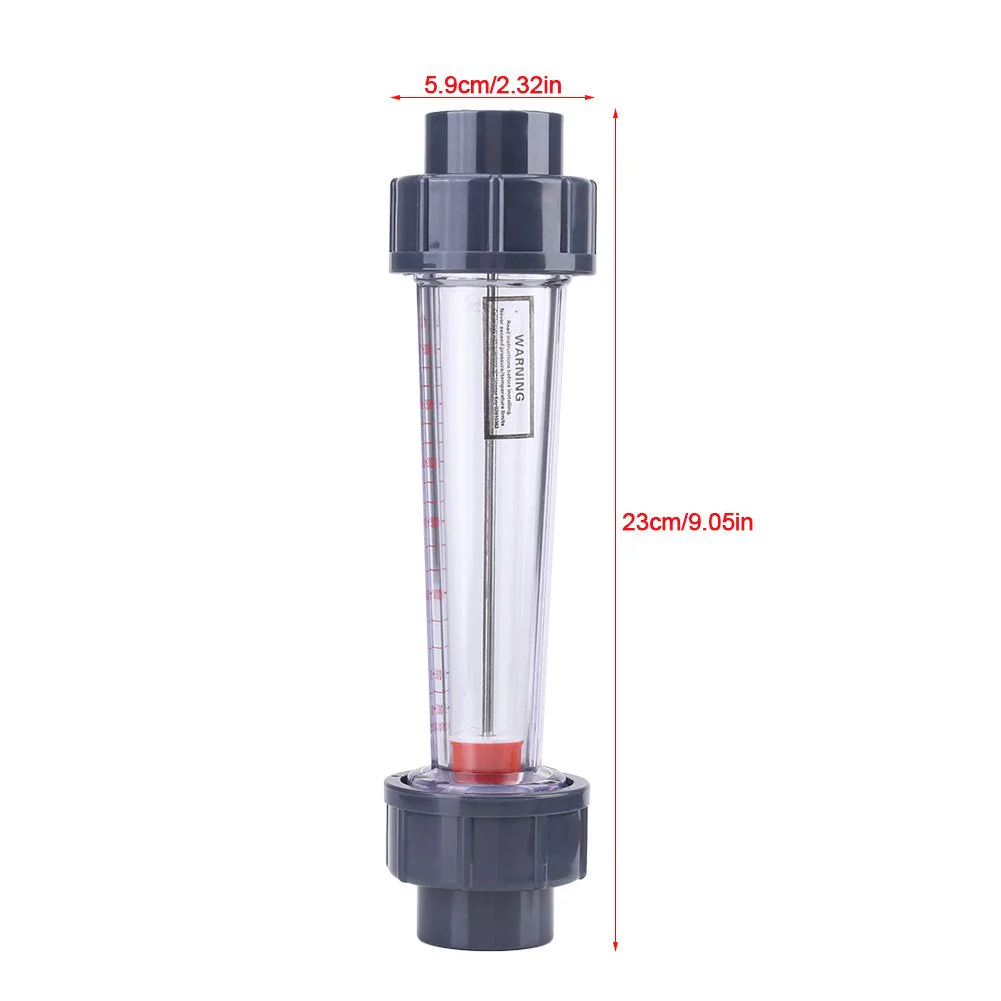 LZS-25 Flowmeter Plastic Pipe Type 300-3000L/H Water Flow Meter Measuring Tools for Chemical Light - Image 6
